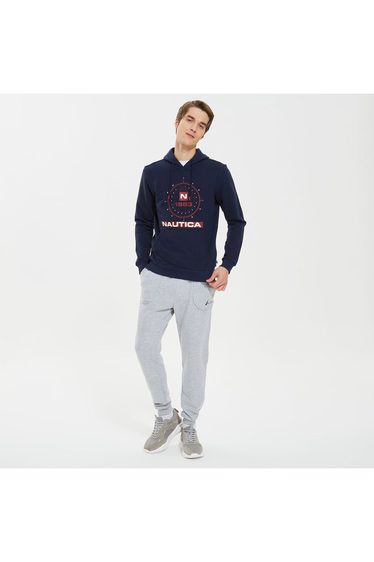 Nautica Men s Navy Blue Standard Fit Sweatshirt Trendyol
