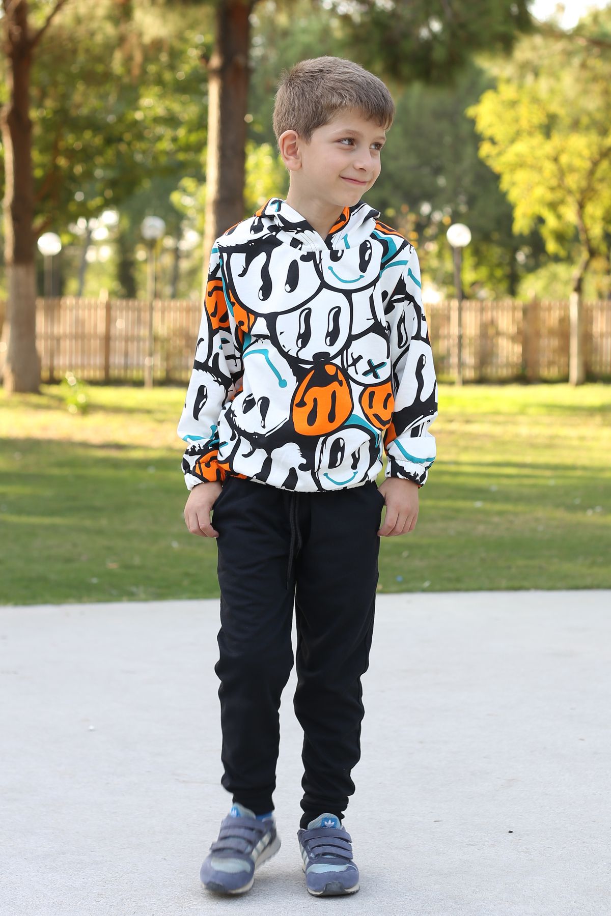 Boys hooded shop tracksuit