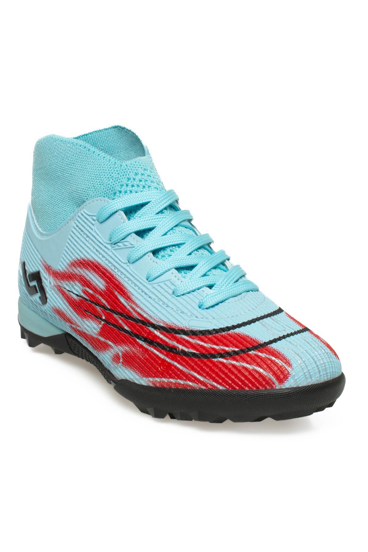 Jump 29677-G Çorapli Halısaha Mavi Unisex Spor Ayakkabı