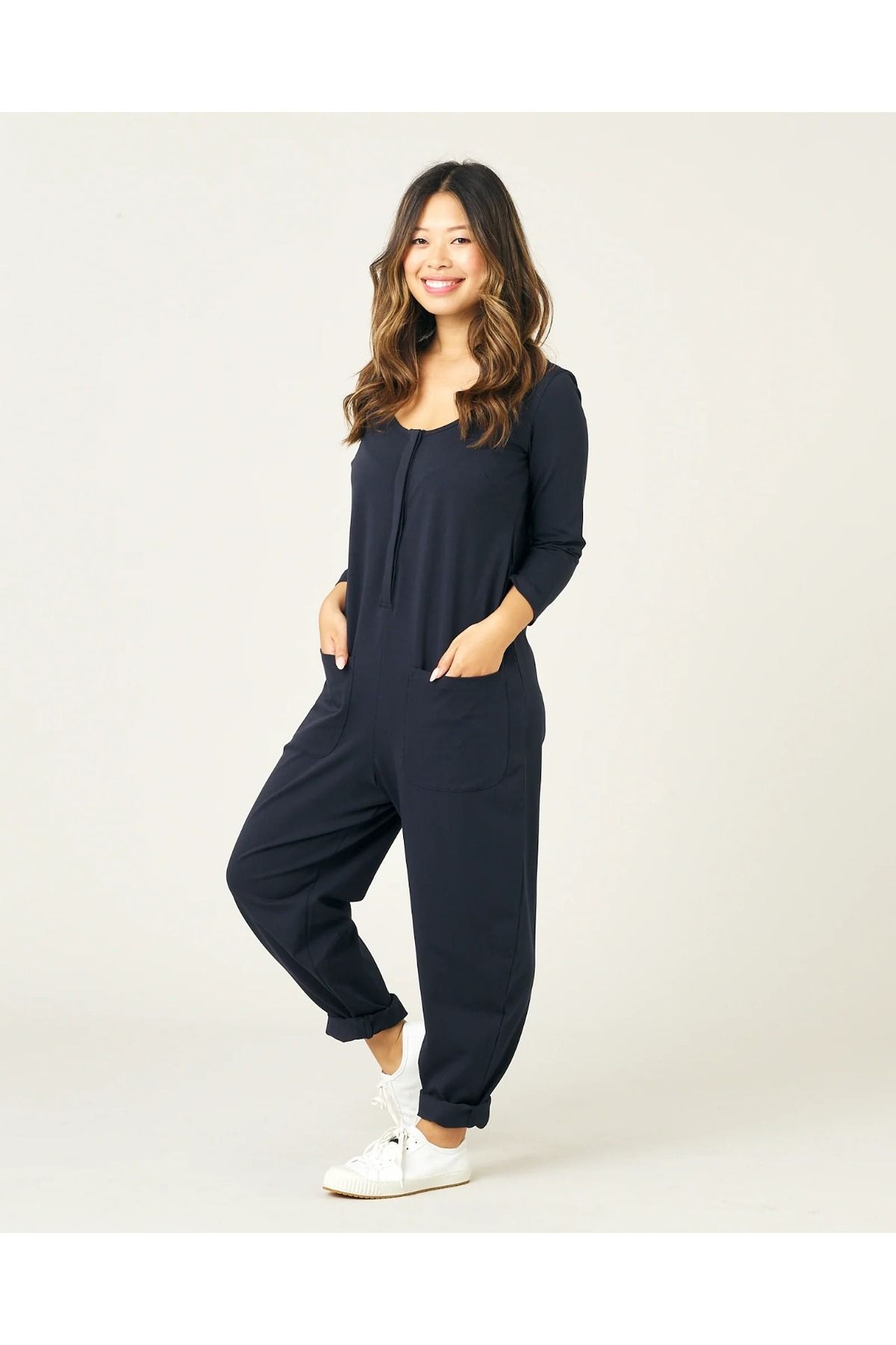 MEGHAN L.A Maternity 100 Organic Cotton Jumpsuit Trendyol