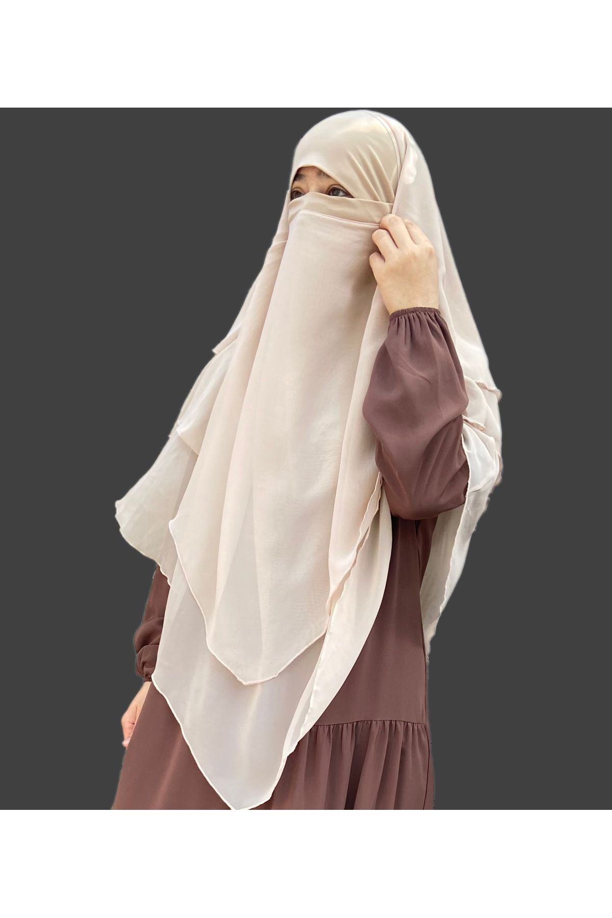 Tesettürhanem-Three Layer souffle Chiffon 1