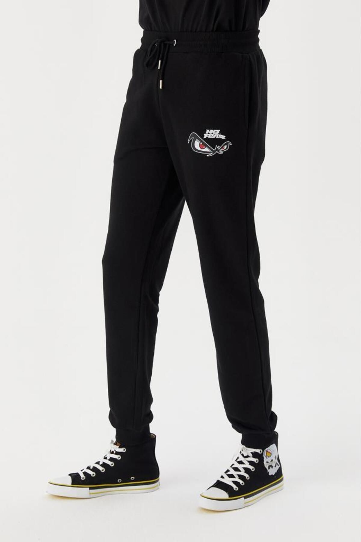 No Fear-Men's Sweatpants Black M500236 2