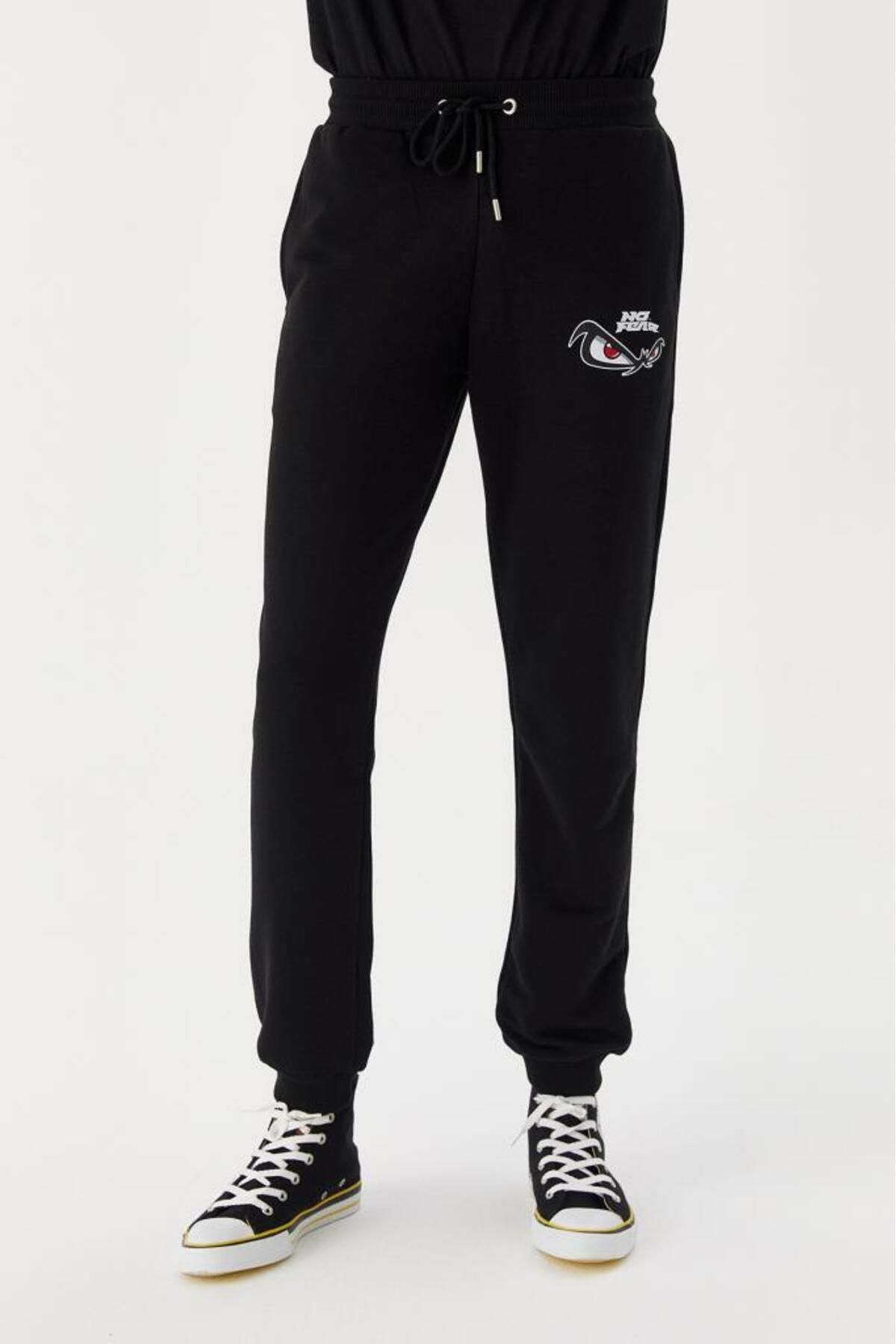 No Fear-Men's Sweatpants Black M500236 1