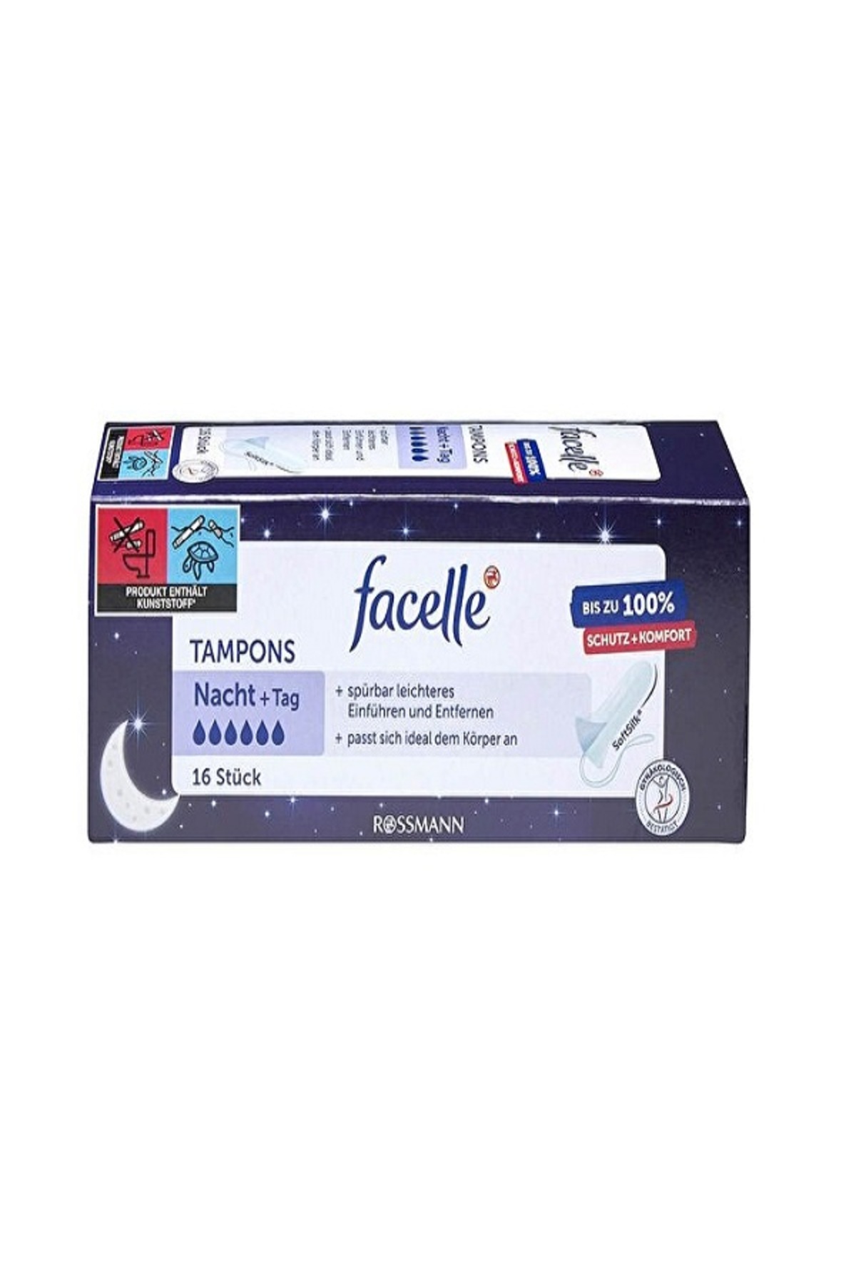 Facelle Tampon Gece 16'lı