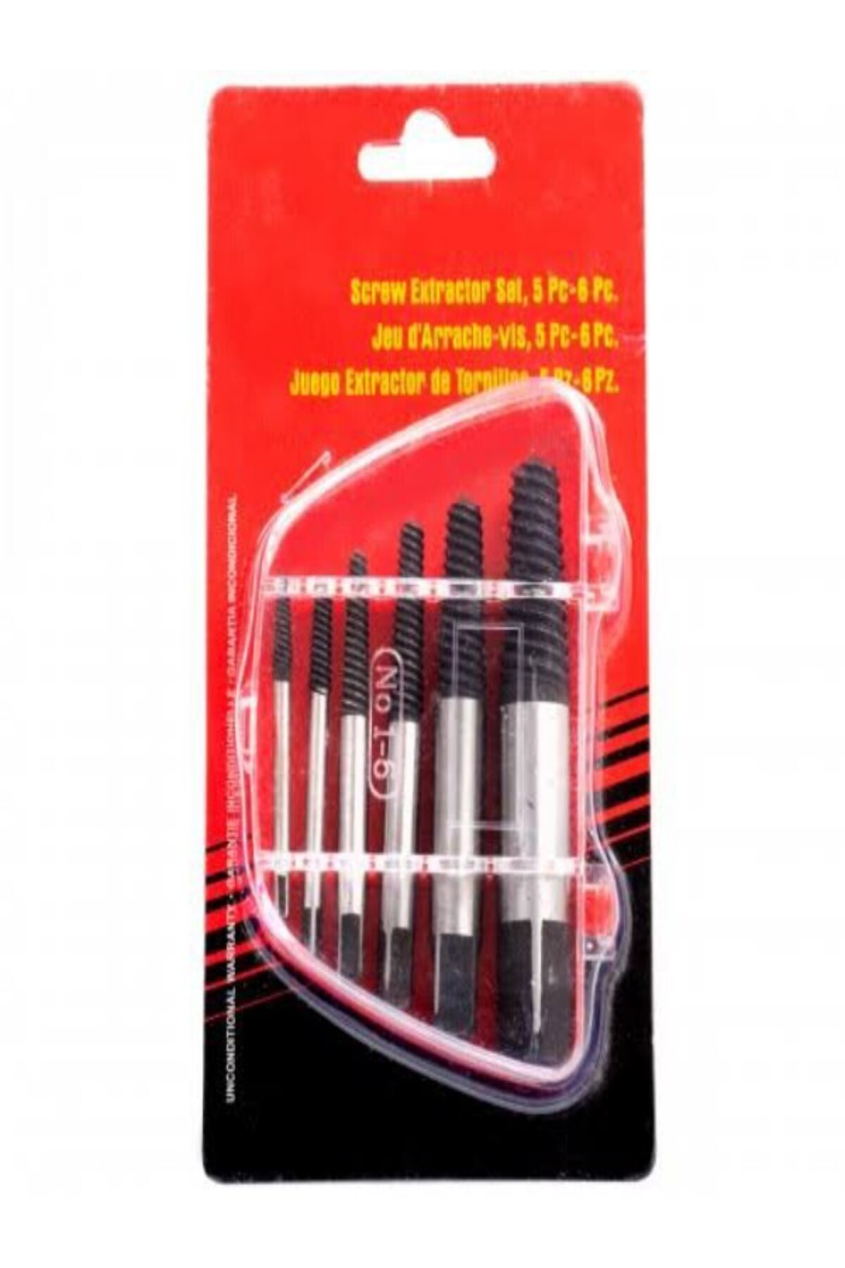 Genel Markalar Ters Kılavuz Takımı 6 Parça - Kırılmış Vida Civata Sökme Aparatı Ters Klavuz OKAN HIRDAVAT