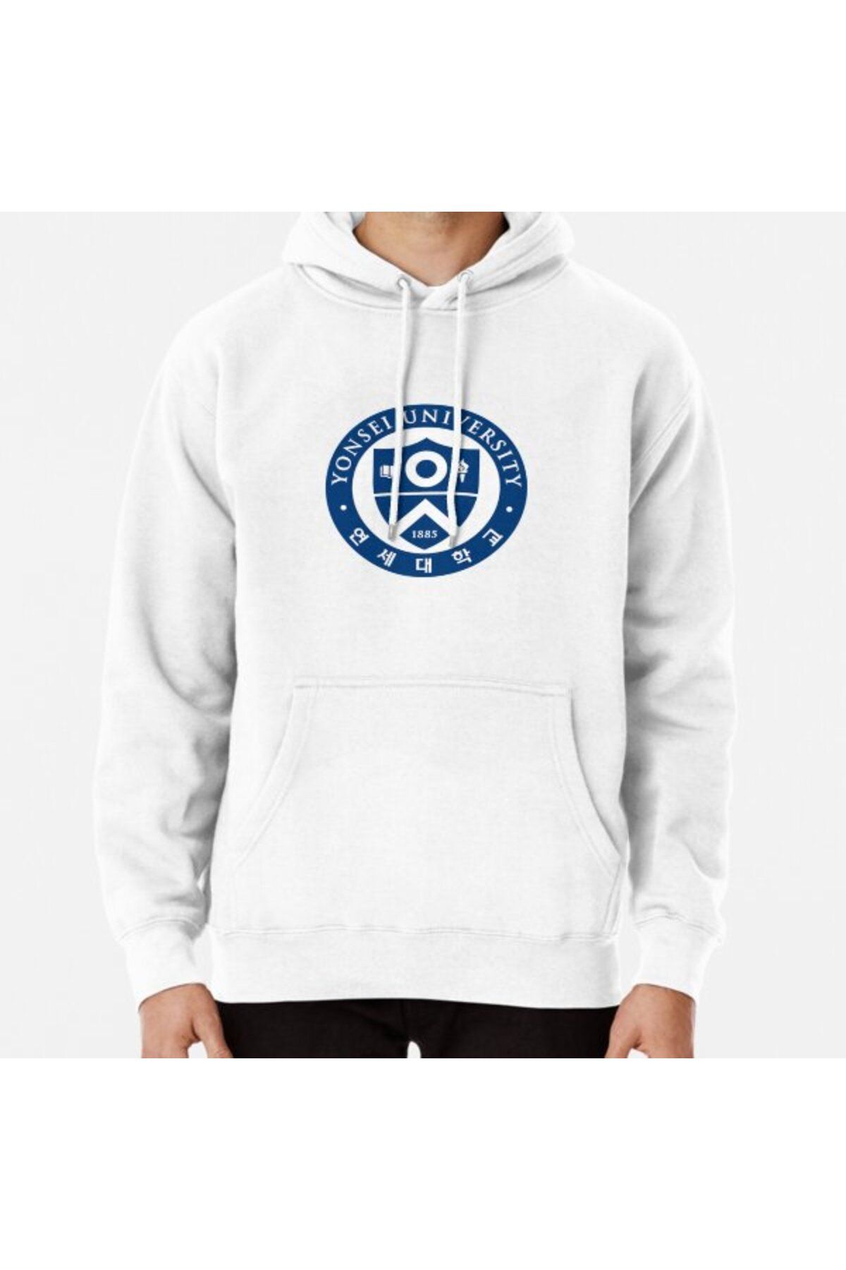 ZOKAWEAR Yonsei University Seoul Korea Classic White Hooded