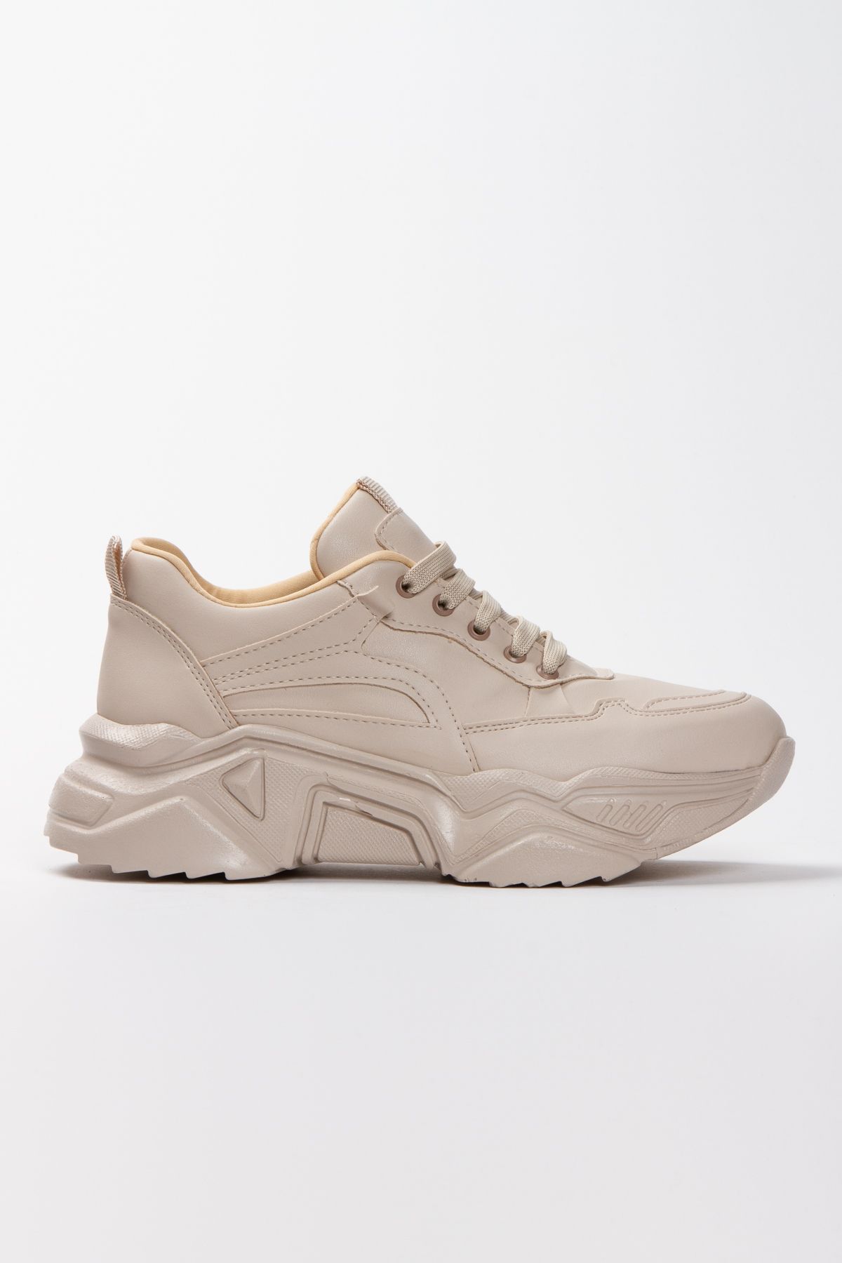 VANOL A Women s Nude Color Beige Sports Shoes Sneakers Trendyol
