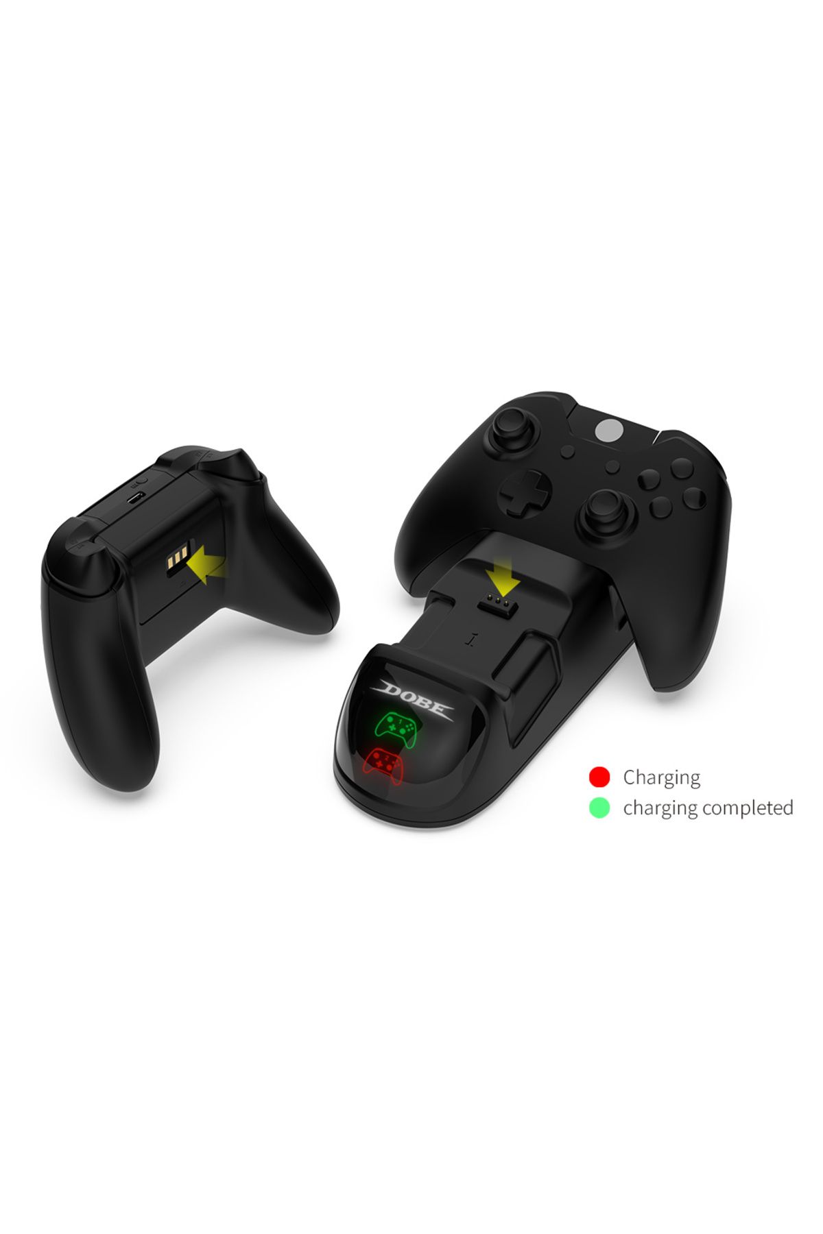 Dobe-Xbox One/series S/x Compatible Charging Station and Rechargeable Battery Set with LED Indicator 5