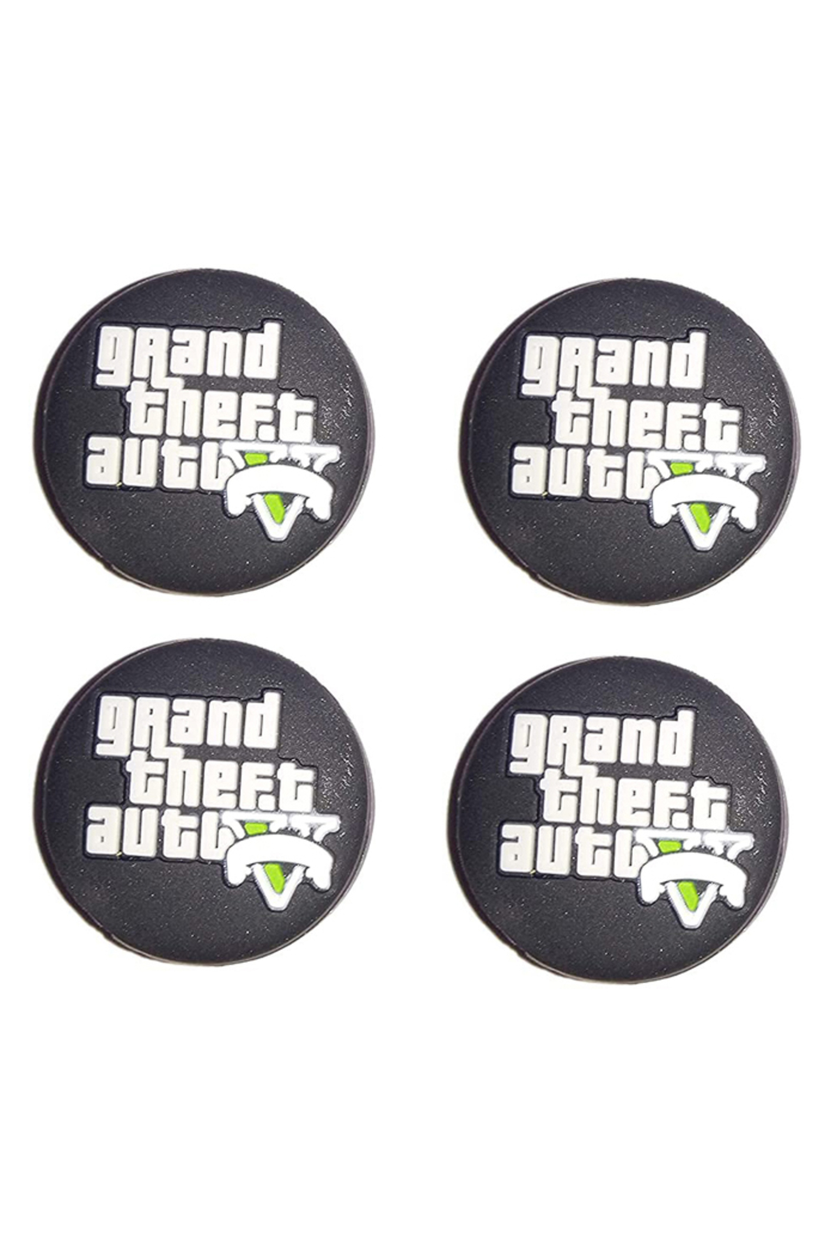 Gta 5 Desenli Xbox One S/one X/xbox E/xbox 360 Analog Koruyucu Silikon Pad 2
