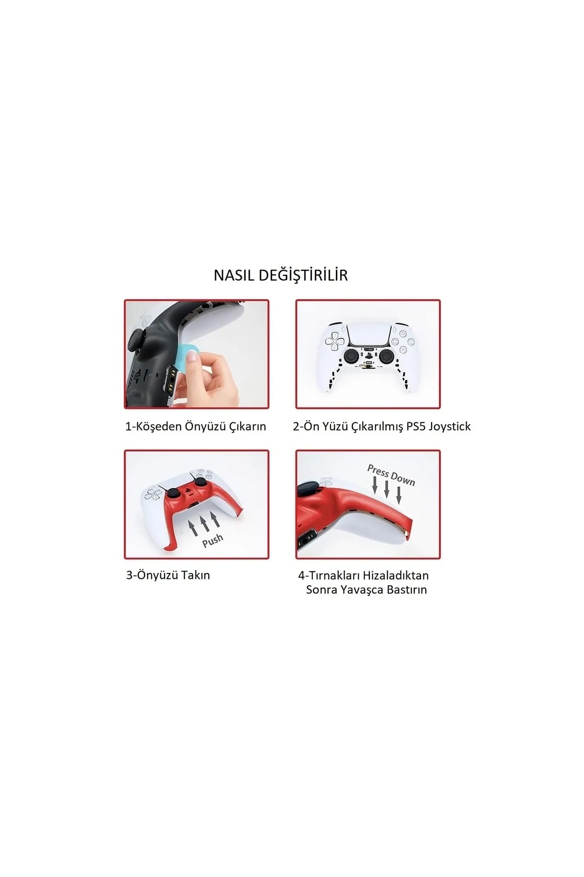 Ps5 Dualsense Kontroller Dekoratif Kaplama-analog Koruyucu Hediyeli 2