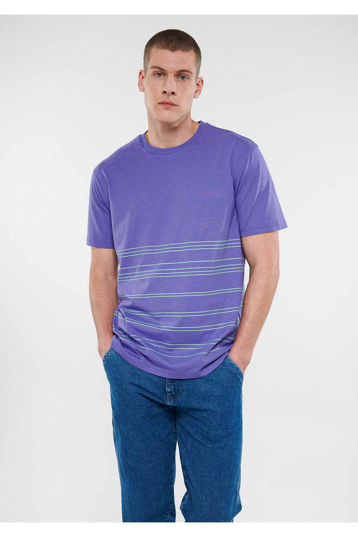 تیشرت ماوی 611439