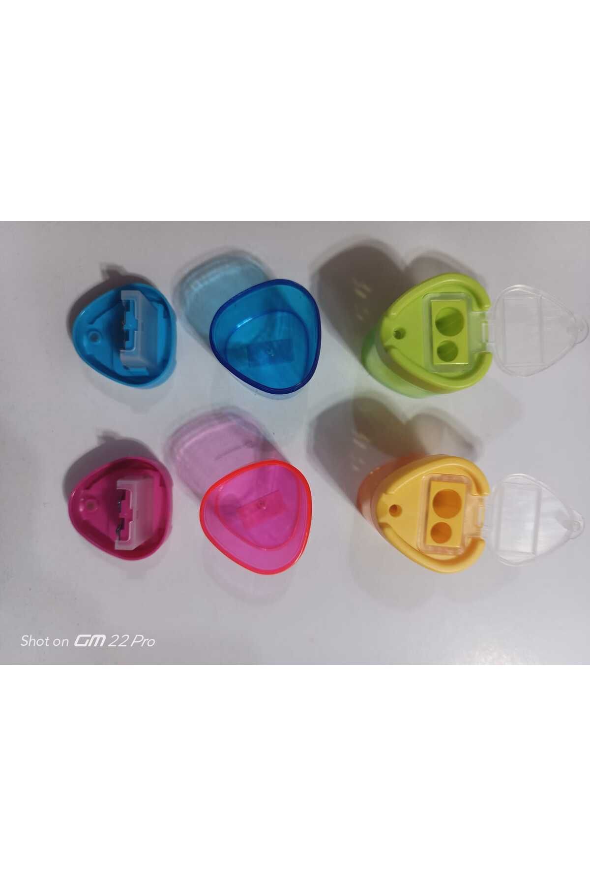 Mikro-Large Chamber Pencil Sharpener with Double Opener and Lid (4pcs) 2