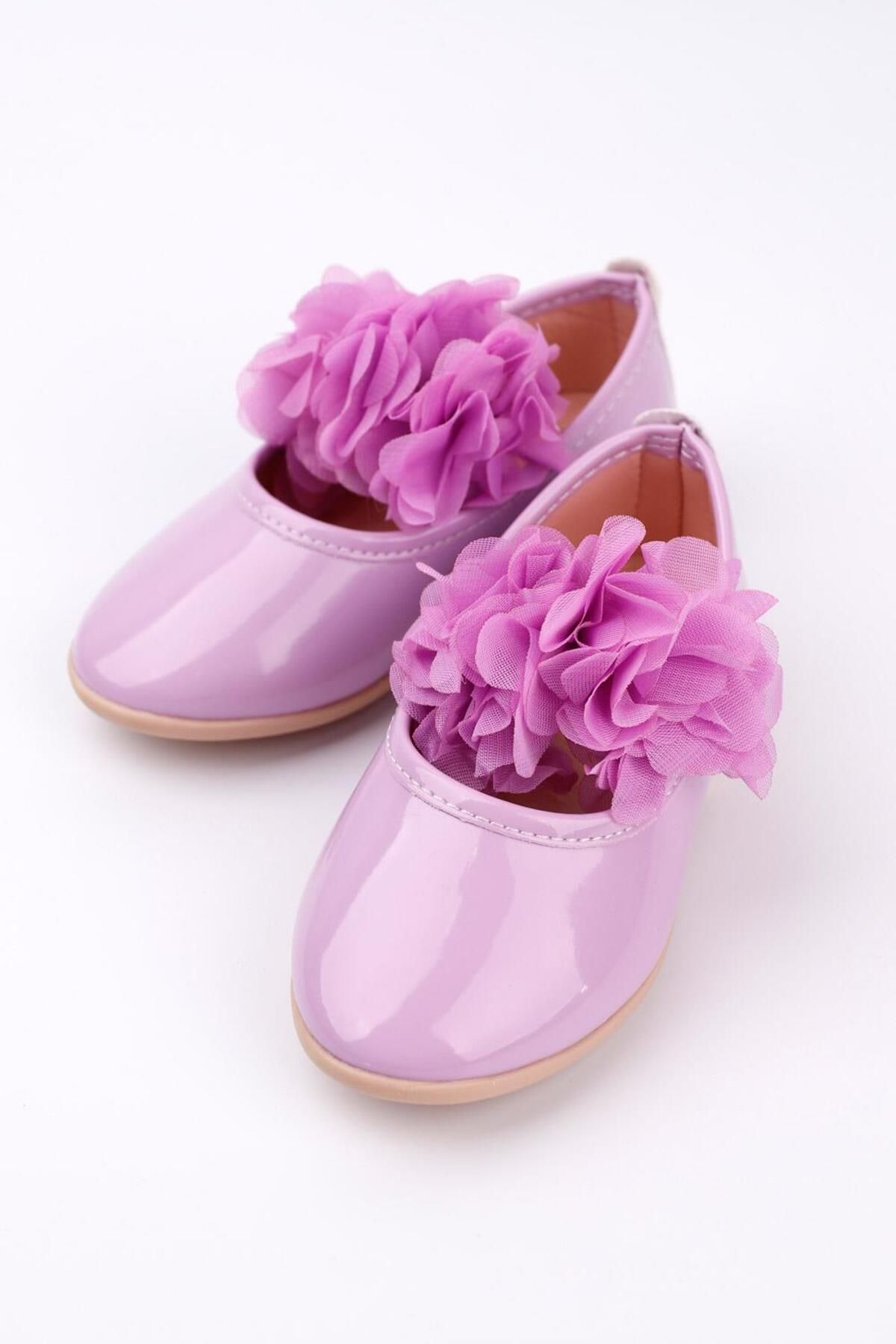 Le Mabelle Lilac Tulle Flower Girls Shoes Trendyol