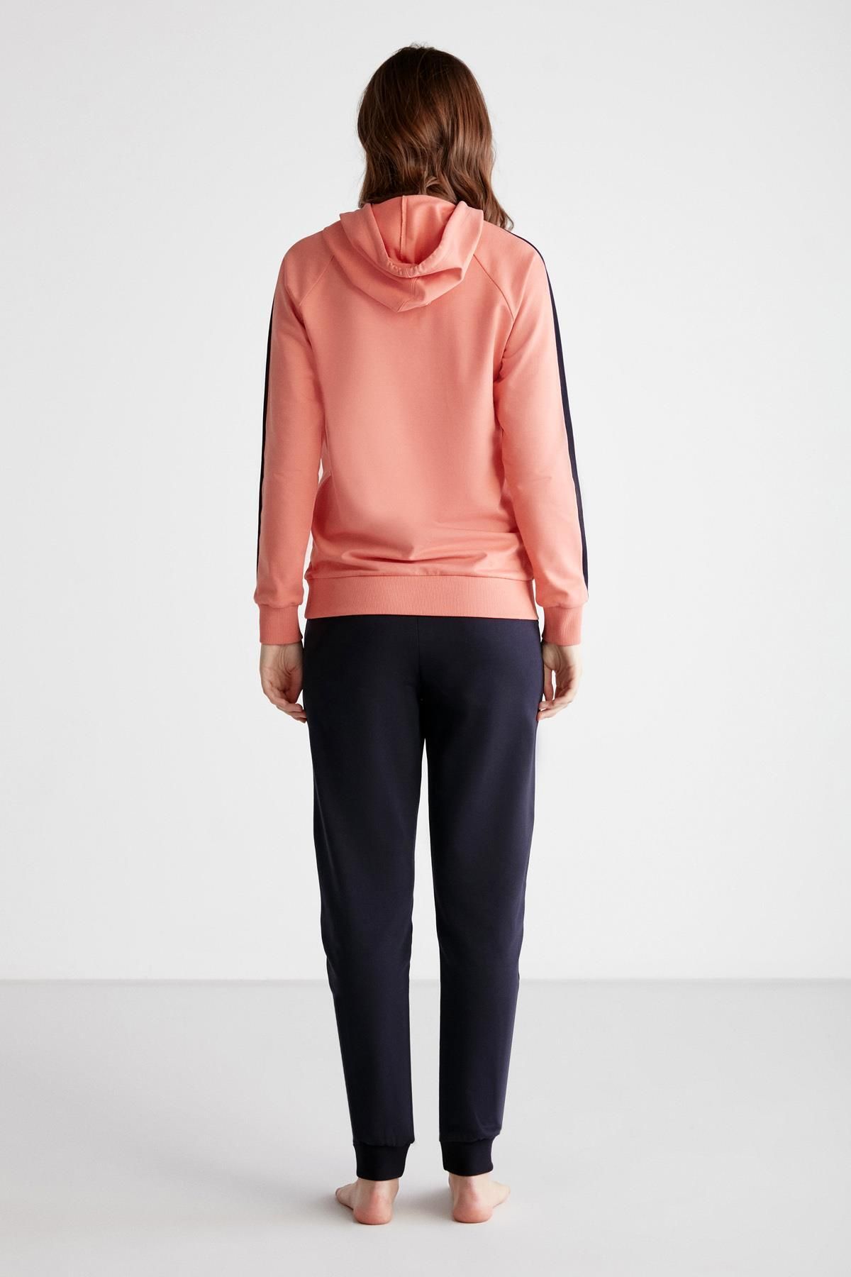 Pink adidas tracksuit sales women's