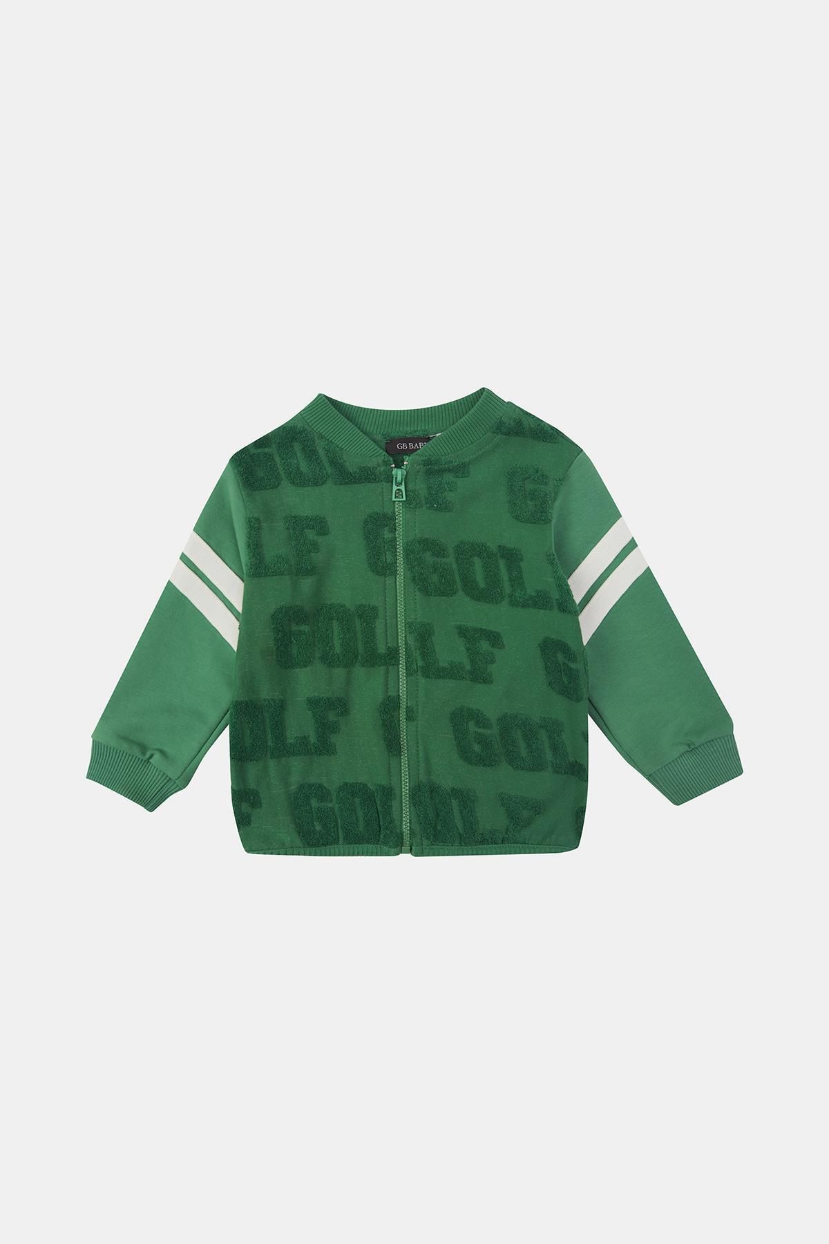 Green tracksuit top on sale