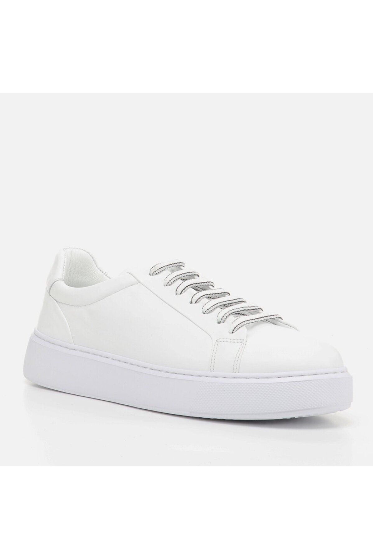 Hotiç-White Genuine Leather Men's Sports Shoes 2