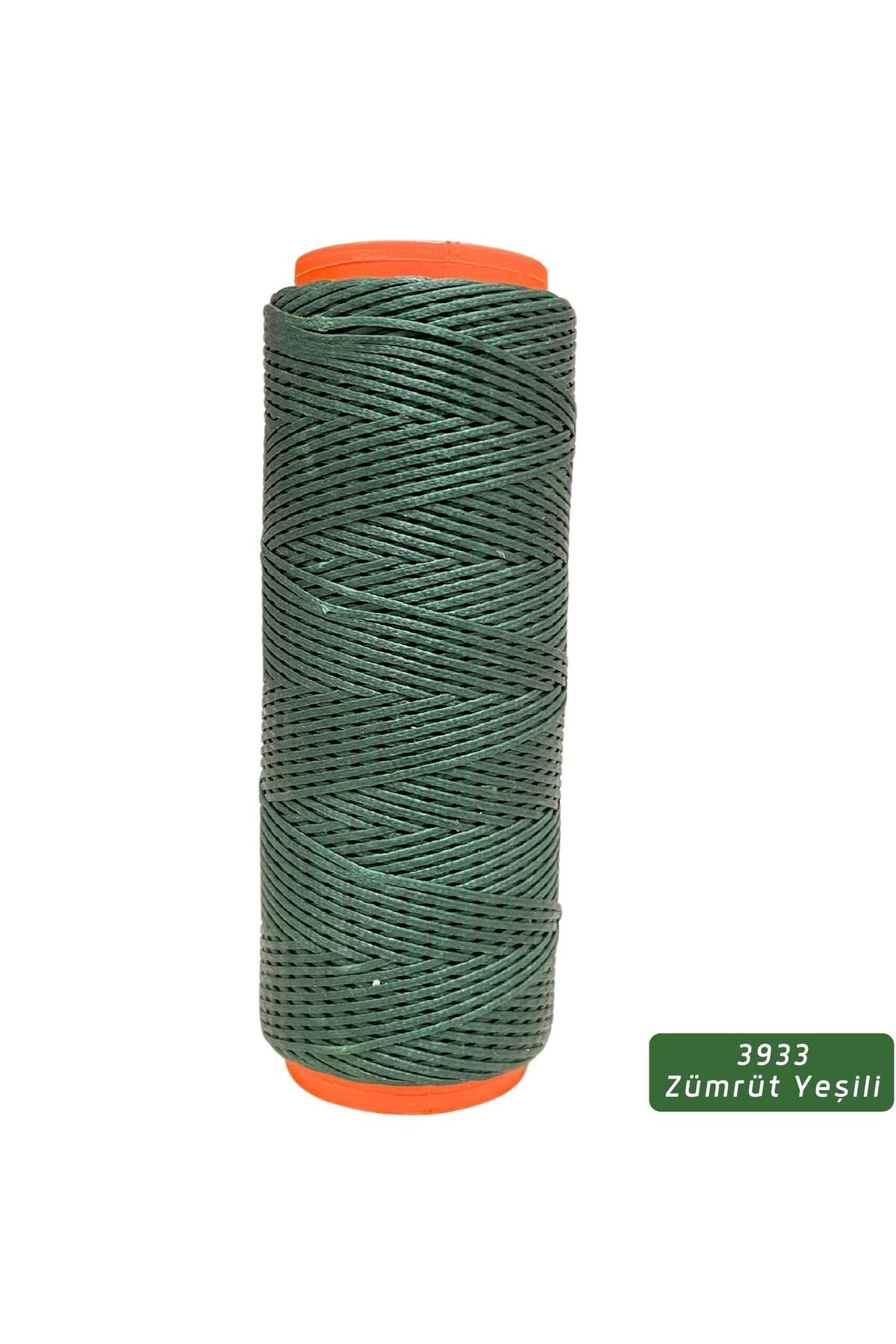 Waxed Yarn 0,8 Mm-100 Mt Waxed Yarn Jewelry Leather Hobby Saddle Yarn Bag Rope, Emerald Green