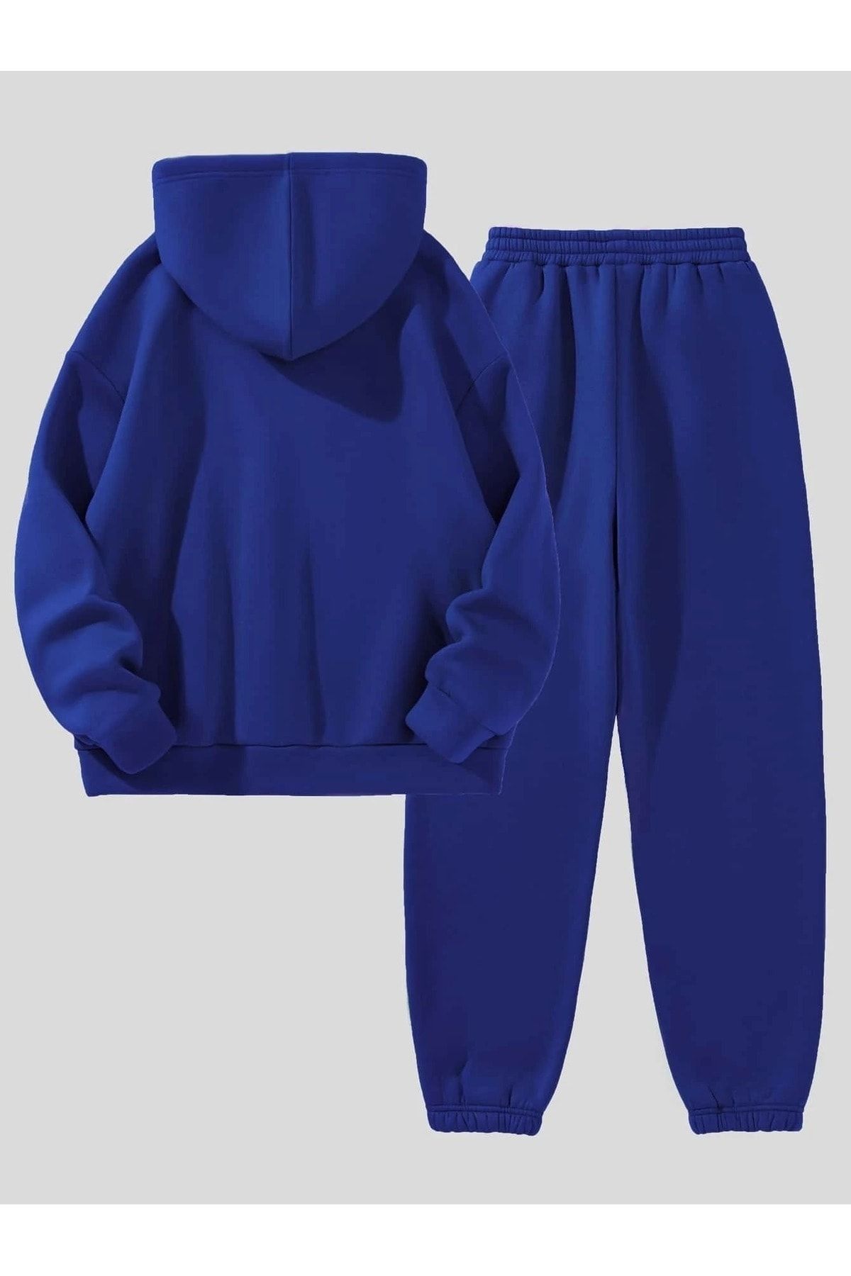 DUBU BUT K Sweatsuit set Dark blue Oversize Trendyol