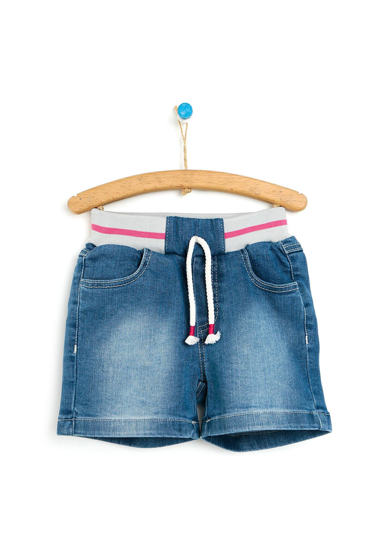 شورت جین الاستیک دخترانه HelloBaby Basic ebebek Hello Baby