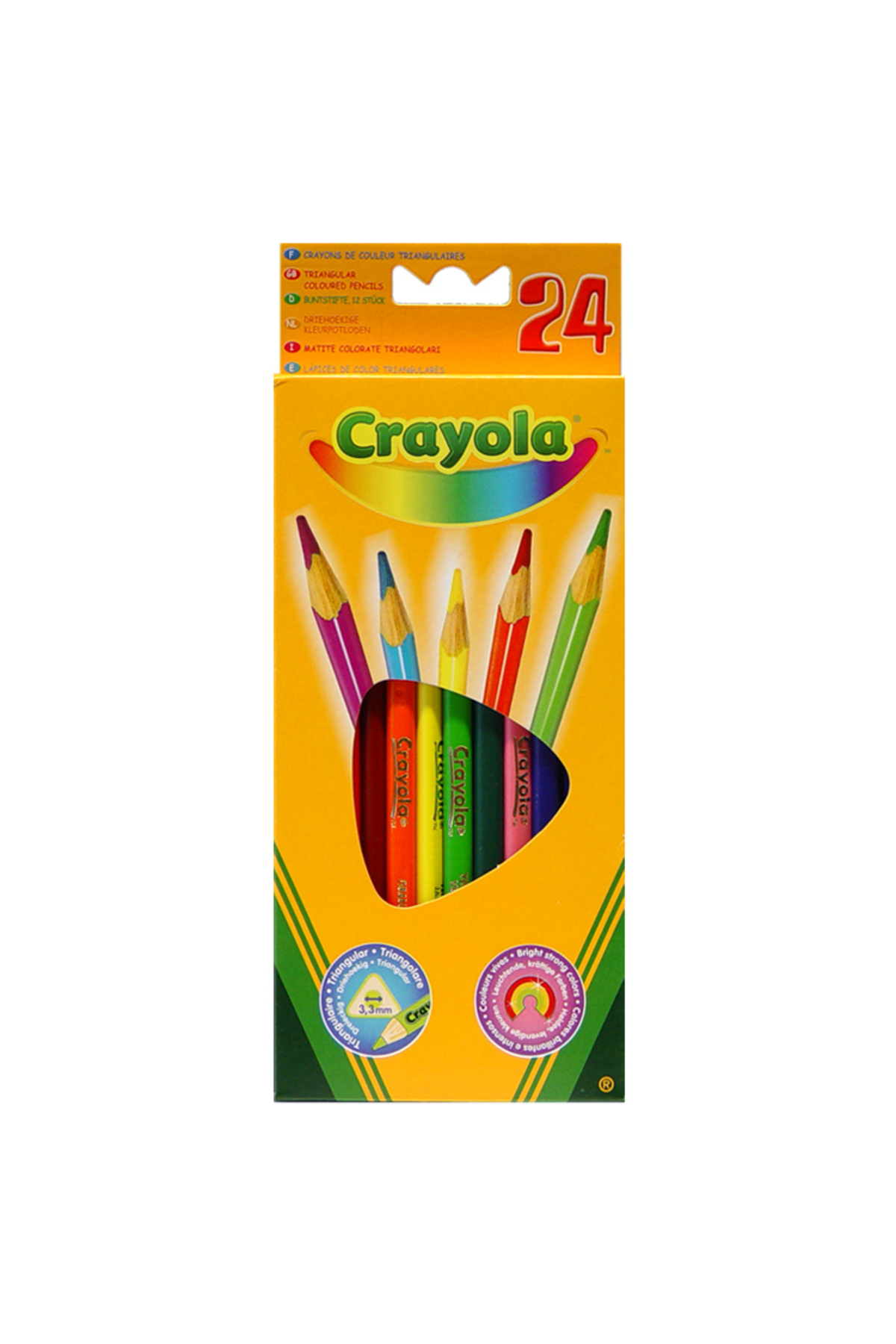 Crayola 24 Renk Kuruboya Kalemi