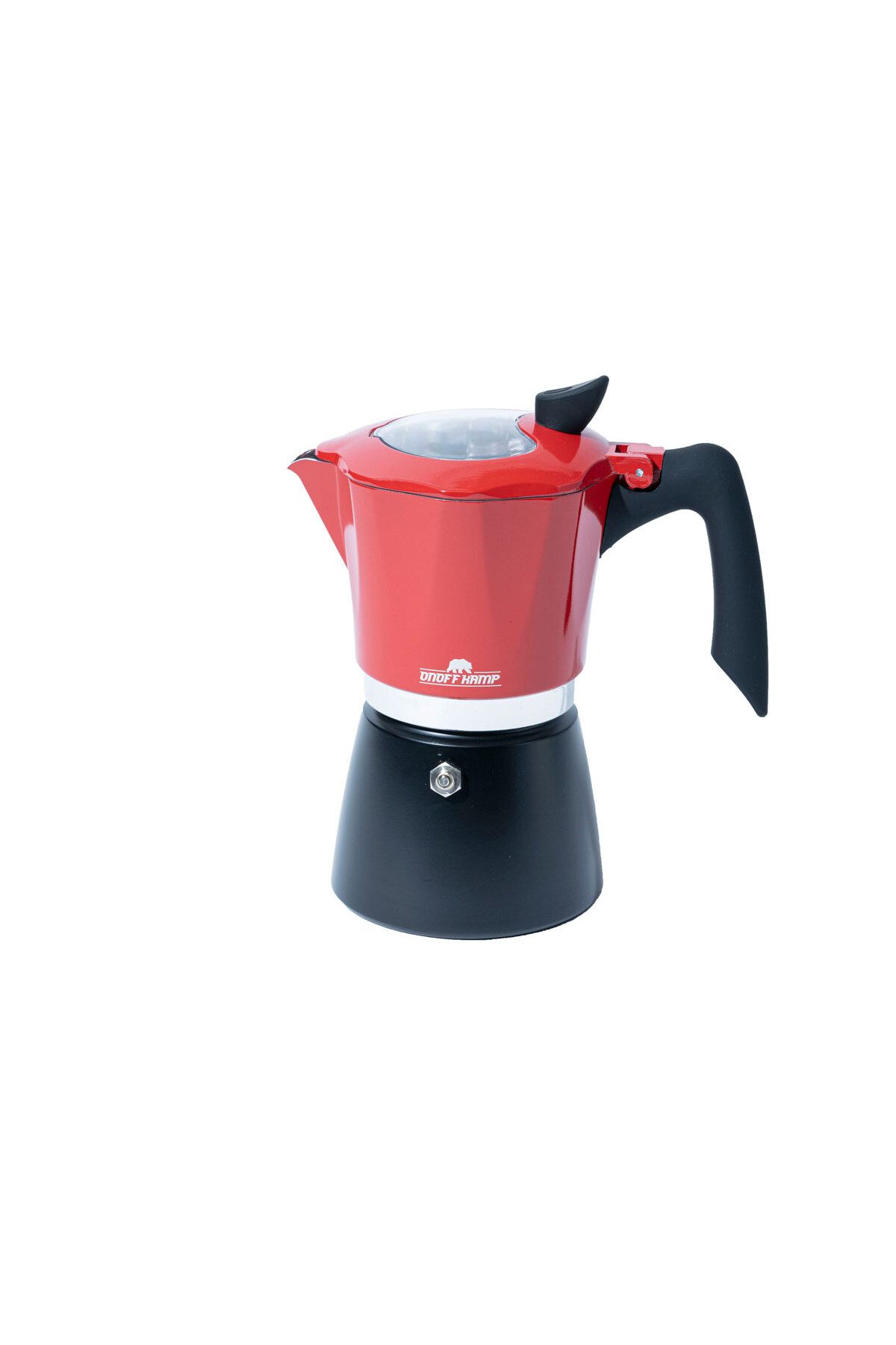 ON OFF KAMP Kahve Potu Moka Pot 300 ML 6 Cup Çift Filtre Sistemi
