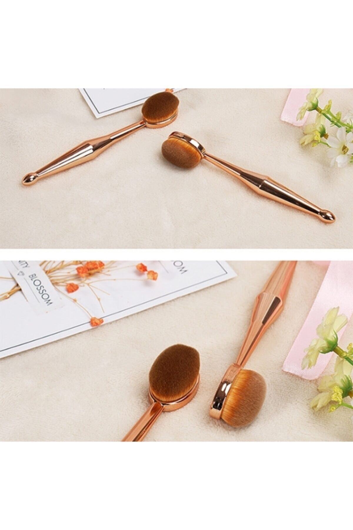 Ezere Gold Fondöten Fırçası Bb Krem ??krem ??fırçası Rose Gold — 33732 — تصویر 7 از 8