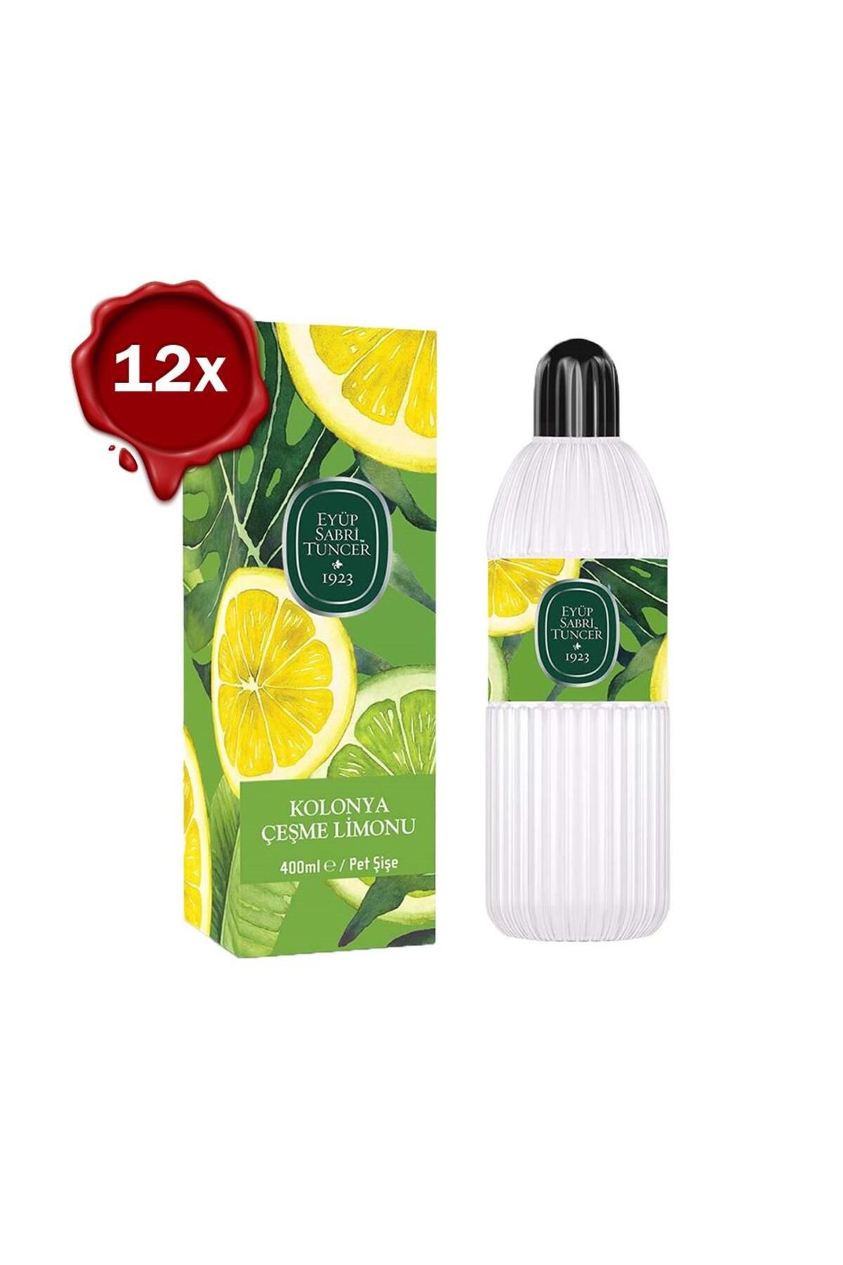 بطری پت ادکلن Çeşme Lemon 400 میلی لیتر Eyüp Sabri Tuncer