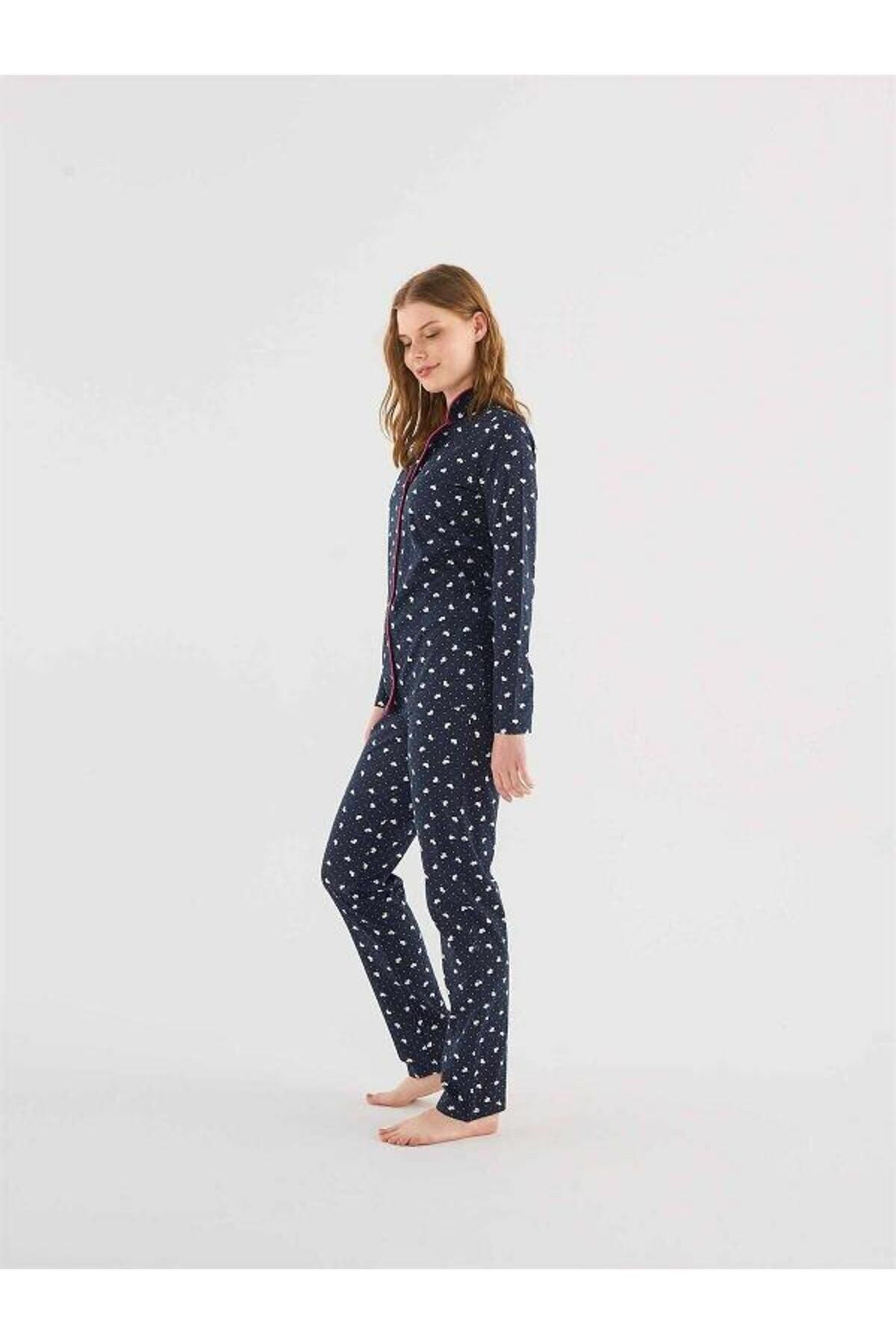 MOD-3790 Pyjama Set with BUTTON FRONT 3