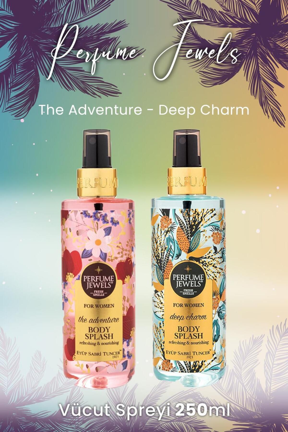 Body Splash The Adventure 250 ml و Deep Charm 250 ml Eyüp Sabri Tuncer