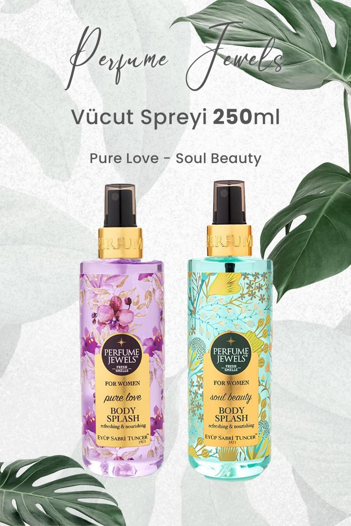 Pj Body Splash Pure Love 250 ml و Soul Beauty 250 ml Eyüp Sabri Tuncer