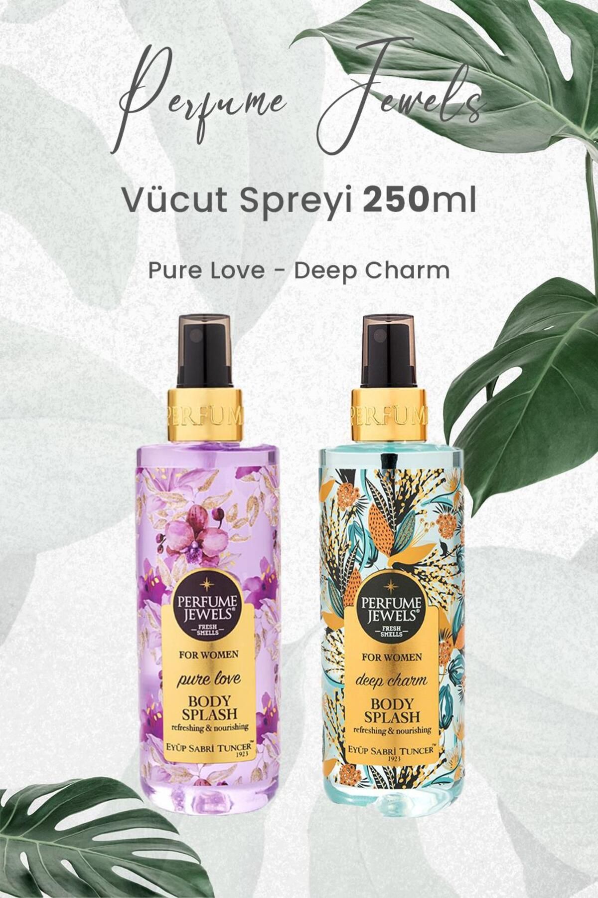 Pj Body Splash Pure Love 250 ml و Deep Charm 250 ml Eyüp Sabri Tuncer