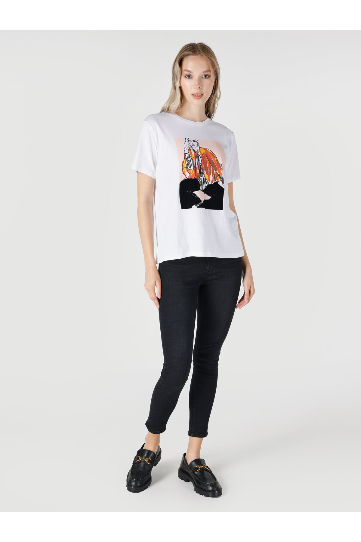 تی شرت زنانه کولینز | .CL1065122_Q1.V1_WHT Colin’s - Image 3