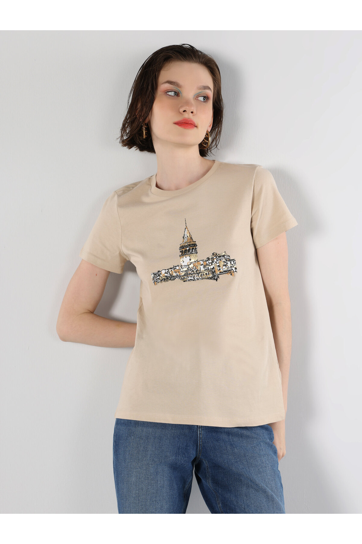 تی شرت زنانه کولینز | .CL1064470_Q1.V1_BEI Colin’s - Image 4