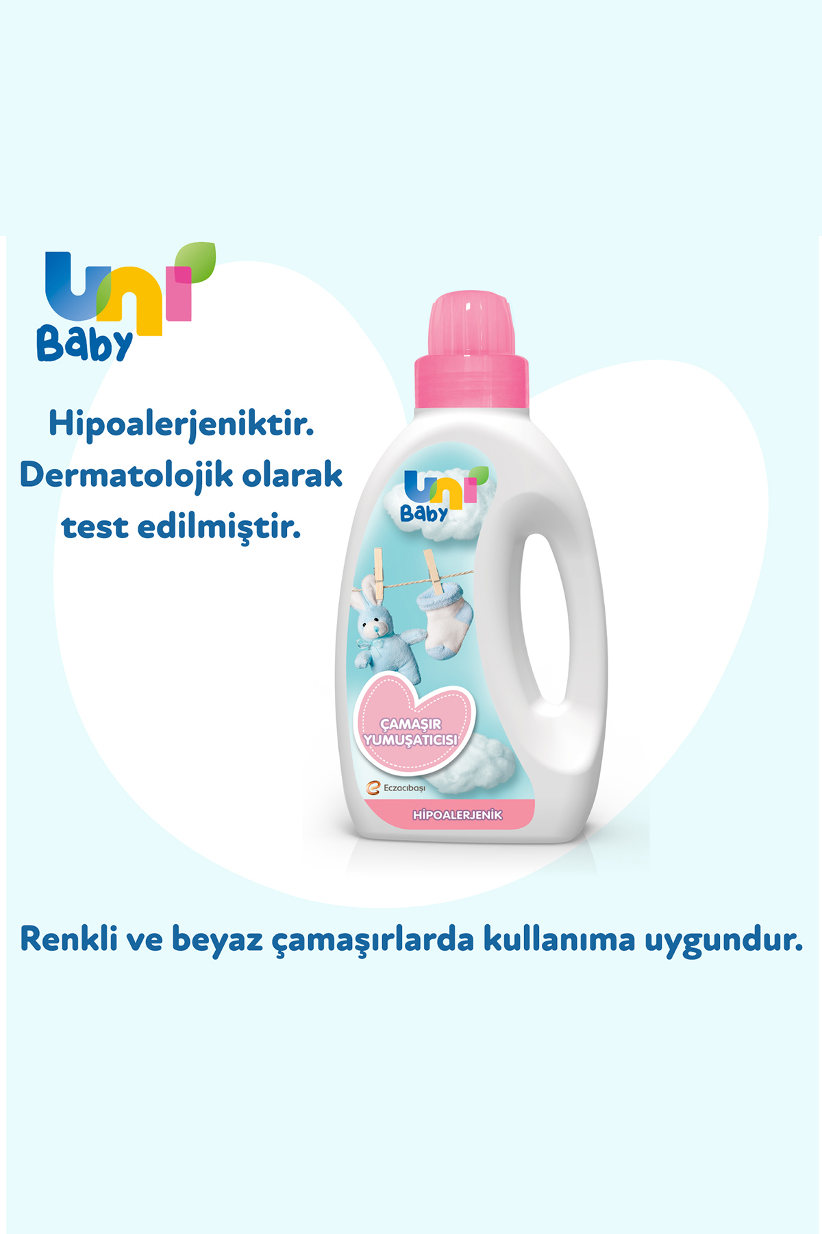 Uni Baby Avantaj Seti Bebek Yumuşatıcısı 1500 ml X2 Bebek Deterjanı 1500 ml X2 fotoğrafı 2 (önizleme)