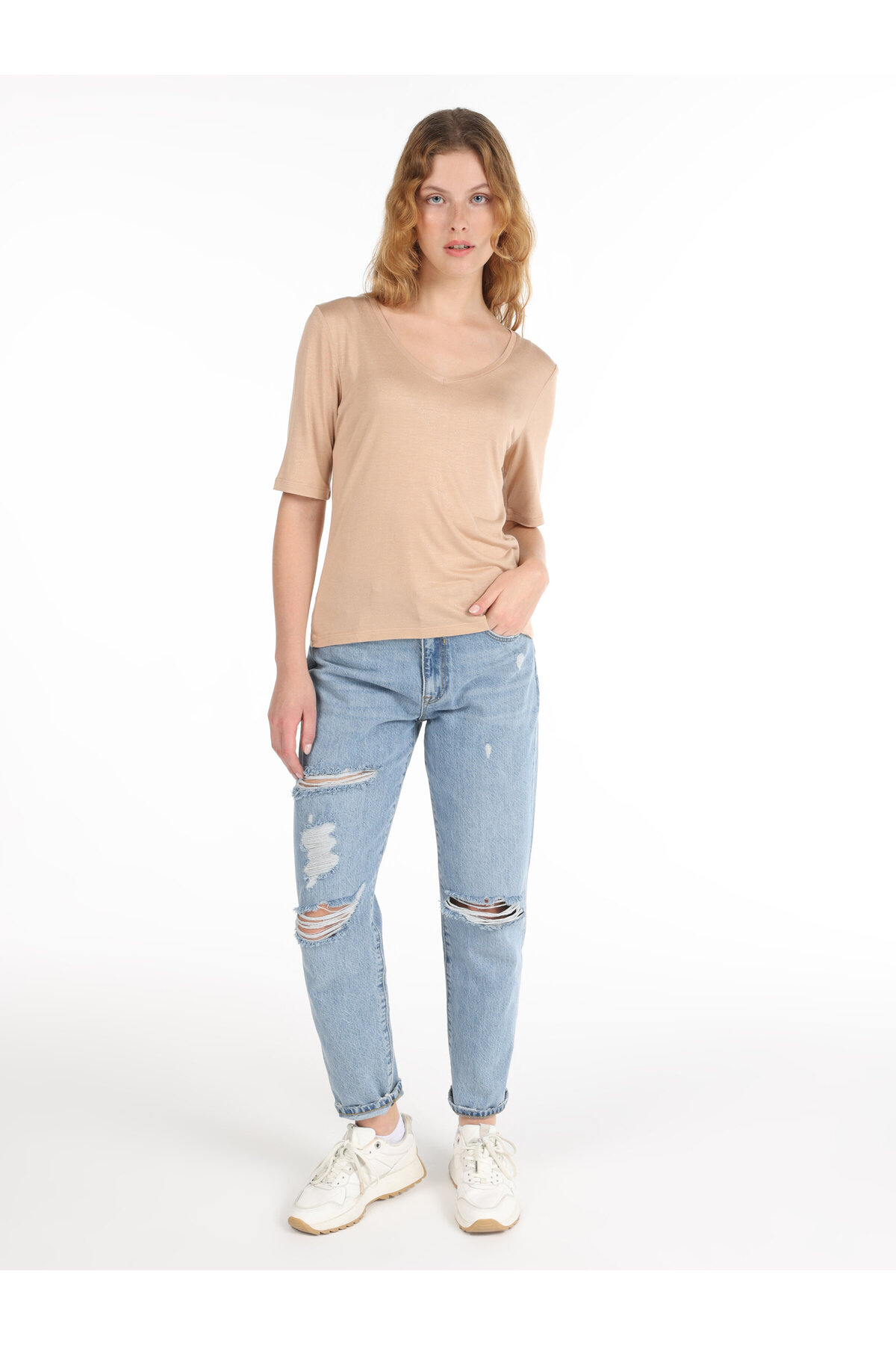 تی شرت زنانه کولینز | .CL1065178_Q1.V2_BEI Colin’s - Image 3