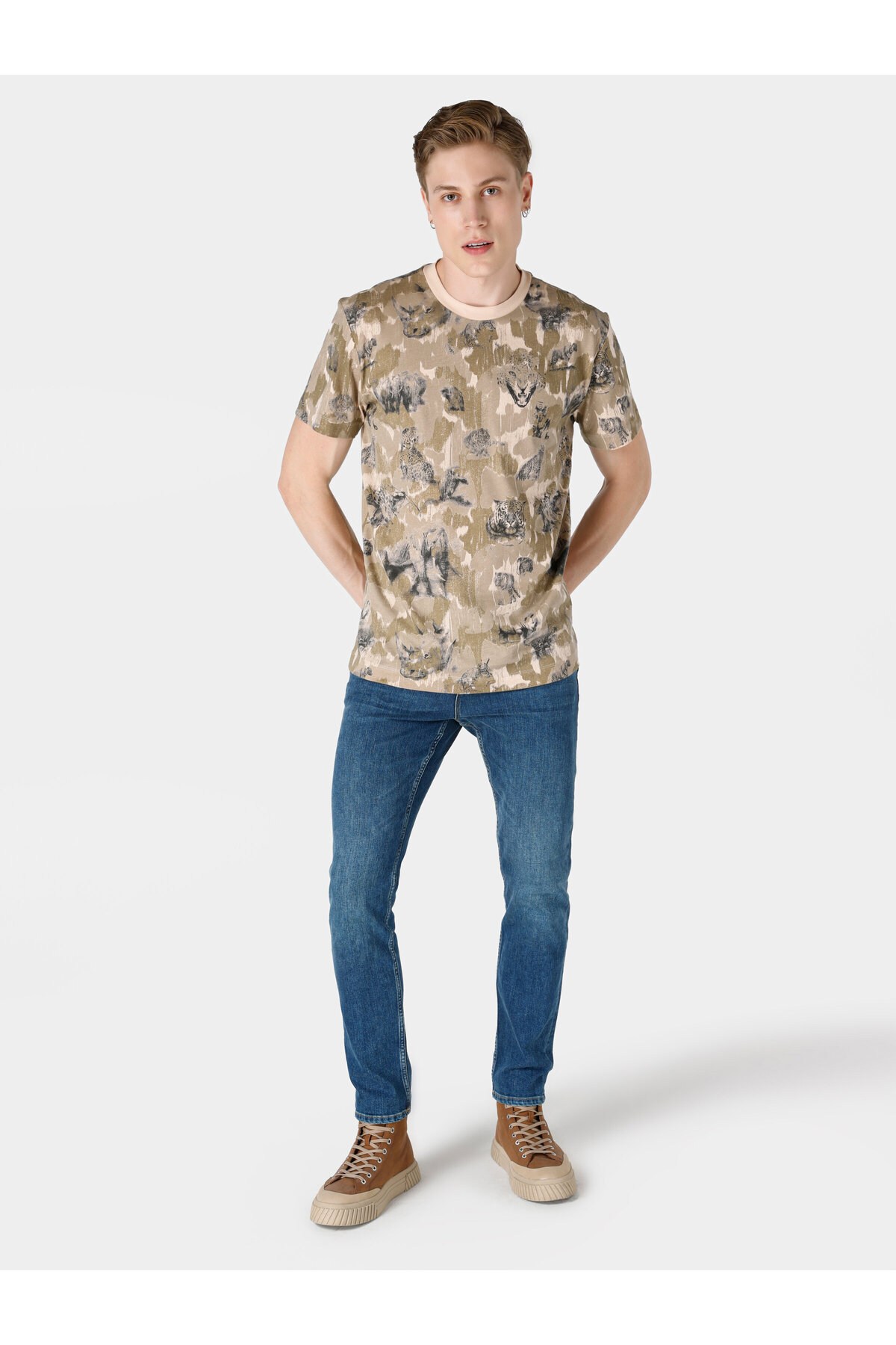 تی شرت مردانه کولینز | .CL1064894_Q1.V1_BEI Colin’s - Image 3