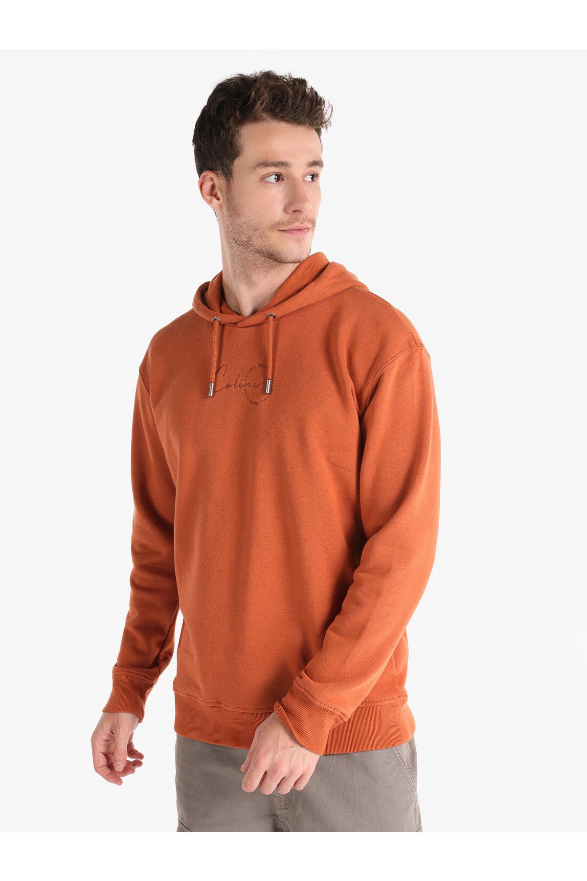 Colin’s پیراهن مردانه نارنجی به طور منظم و مناسب