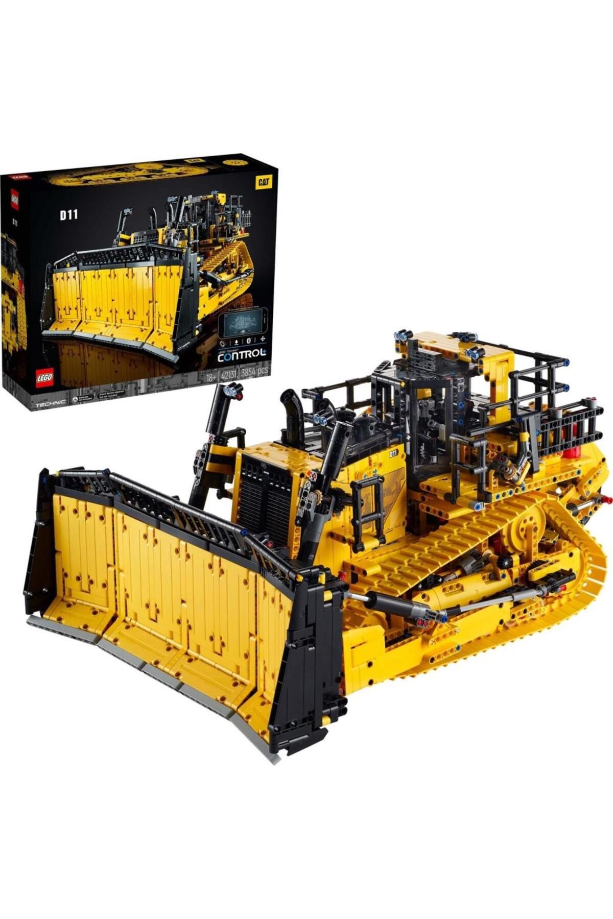 LEGO لگو بولدوزر ست ساختمان معتبر ماشین آلات ساختمانی برای بزرگسالان (3854 قطعه)