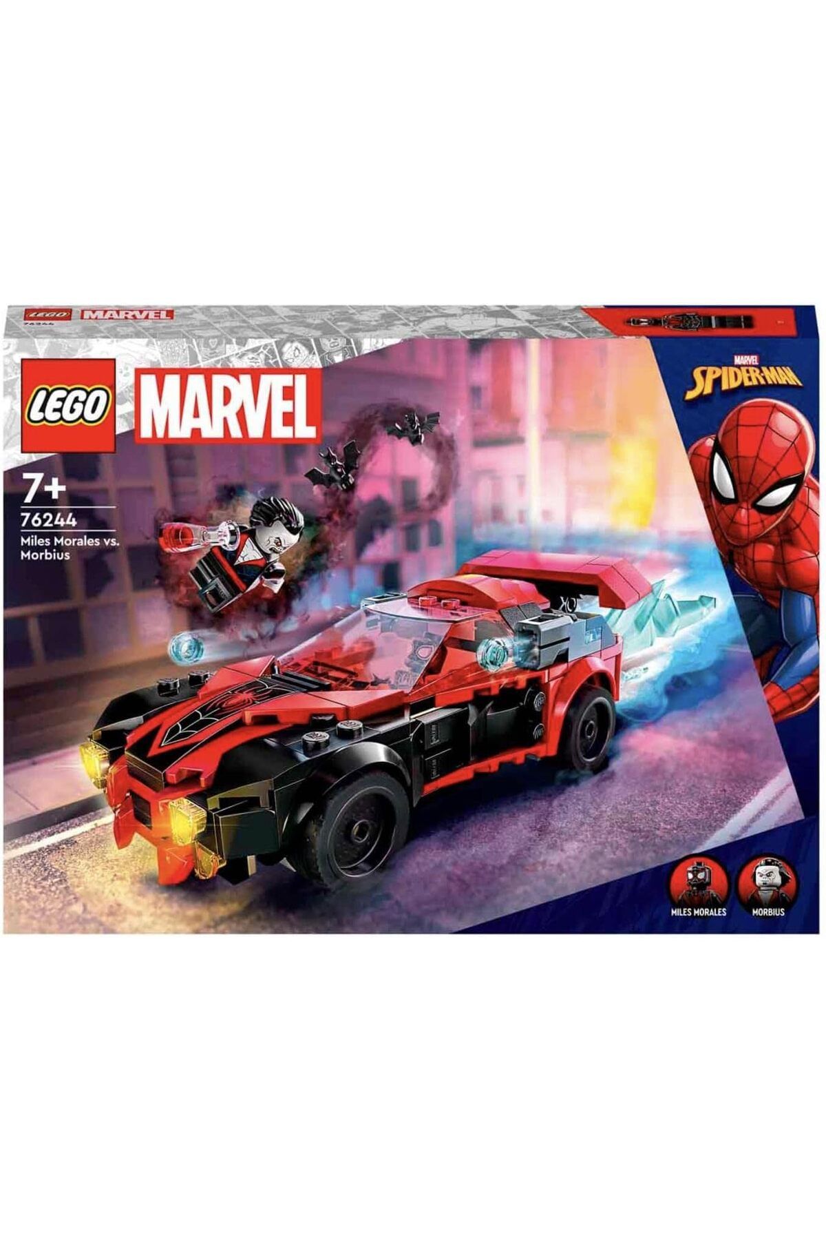 LEGO Marvel Miles Morales vs. Morbius 76244 Toy Construction