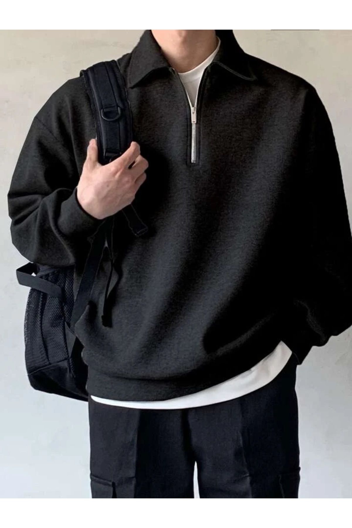 Sweatshirts top half zip