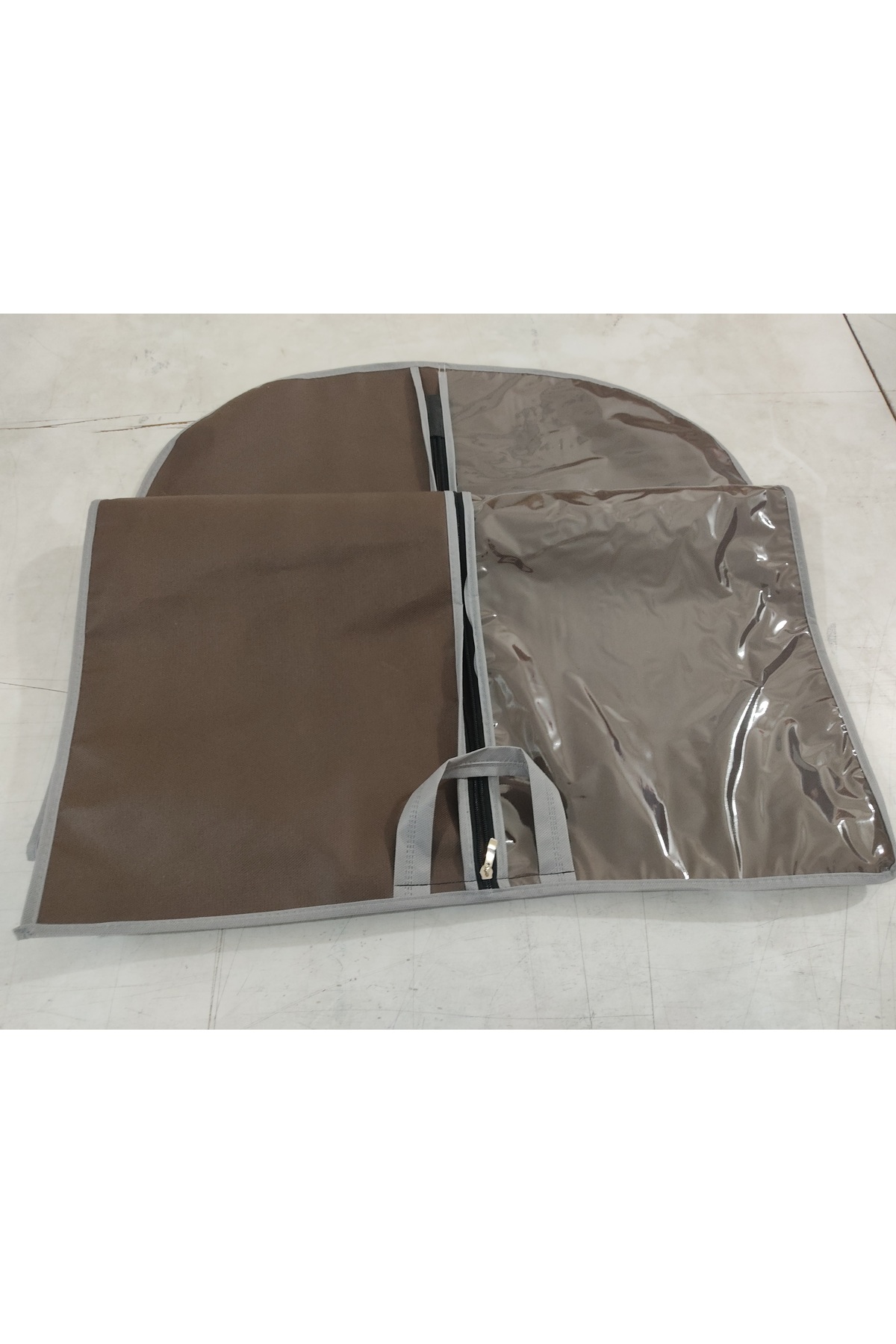 Kaban - Tunik Koruyucu Kılıf Gamboç, Tunik Taşıma kılıfı, 64*130 cm KAHVERENGİ