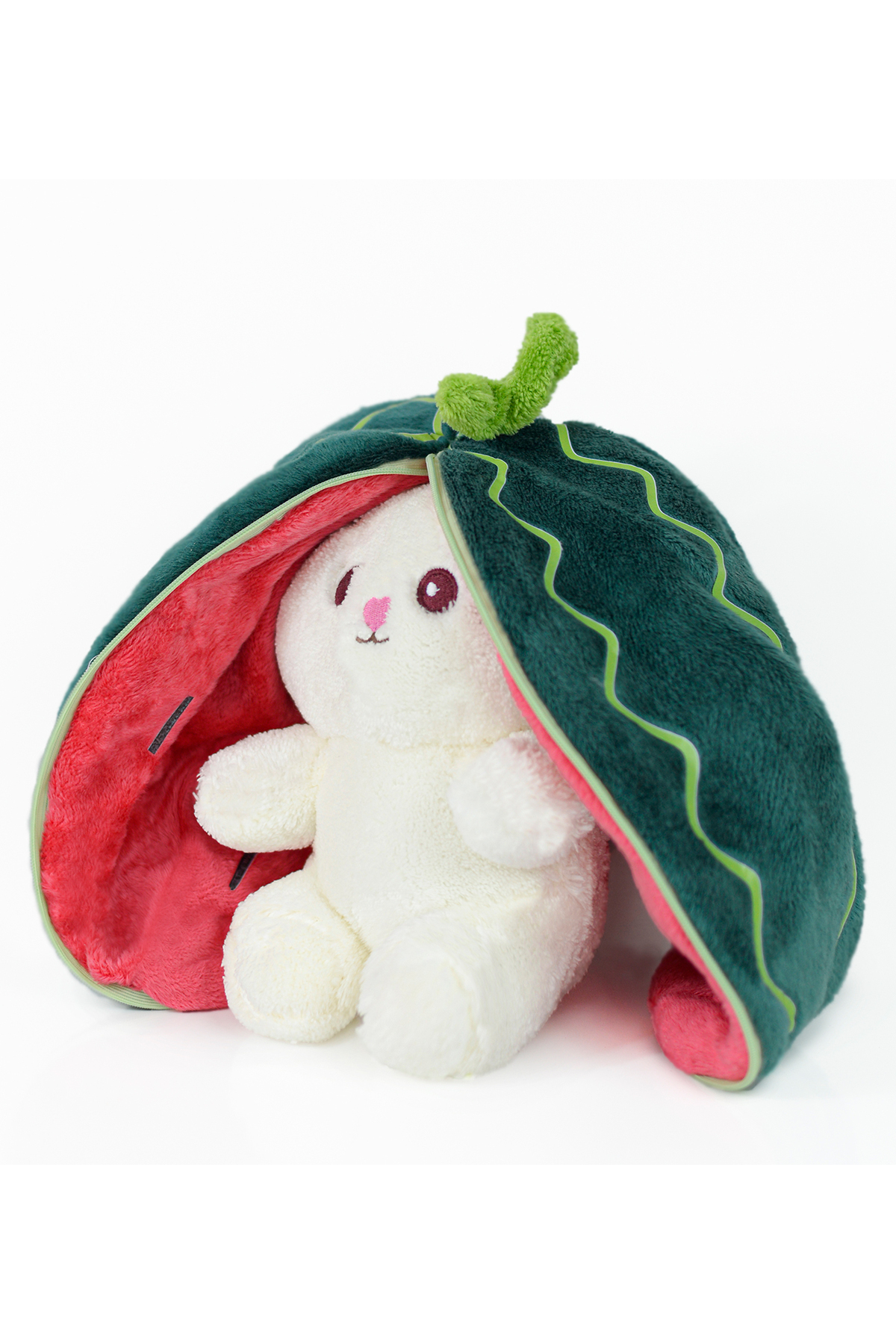 Canestar Sevgiliye Özel Hediye Karpuz Tavşan Özel Tasarım- Fermuarlı Yapısıyla Hem Karpuz Hem de Tavşan fotoğrafı 4 (önizleme)