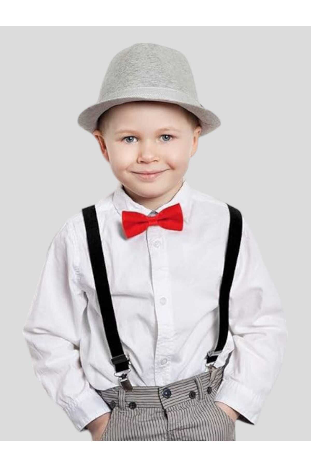 Trenderrs Papion Din Satin Pentru Baieti Masculin - Single Dimension