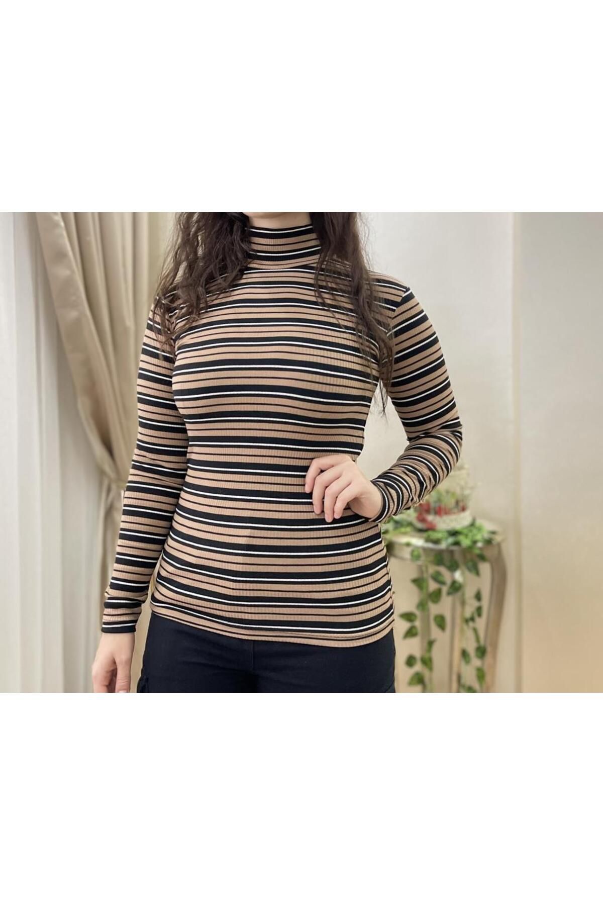 Betimoda Women s Plush Long Sleeve Half Turtleneck Bodysuit Soft 1