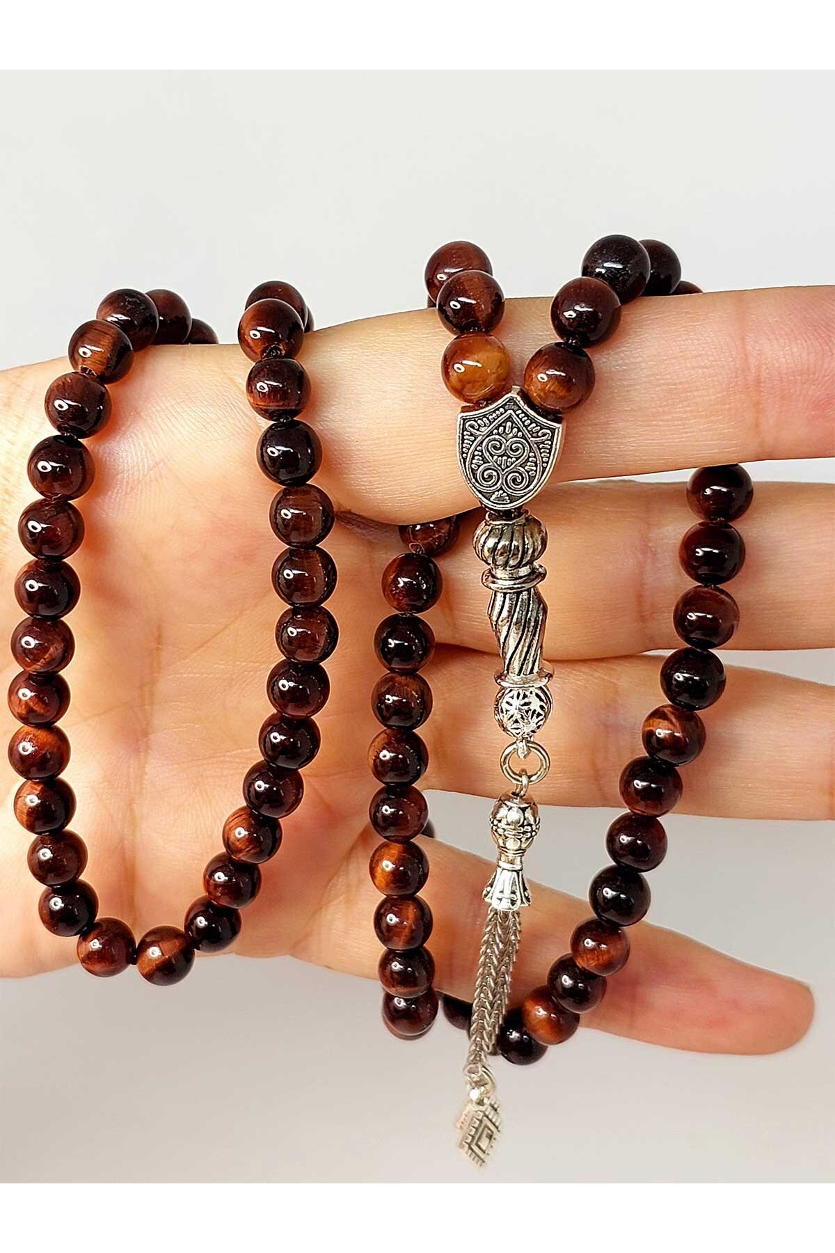 Hawk Stone 99-Piece Rosary 6mm