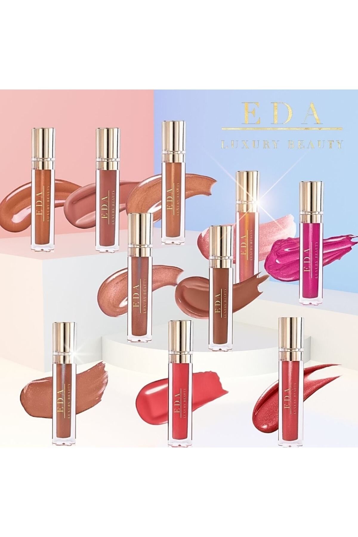 EDA LUXURY BEAUTY-Love Rose Pink Lipstick - Peach Color, Bright Volume, Lipstick Diamond Shine 2