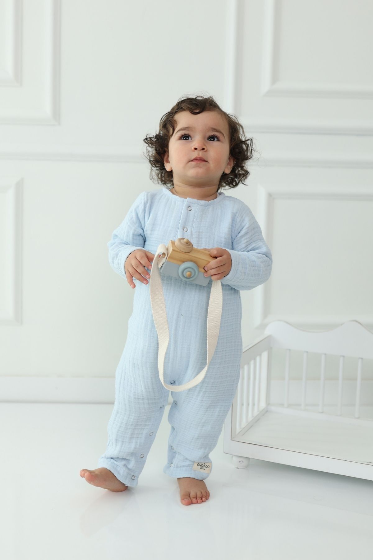 Cuckoo Cotton Bebek Kışlık Tulum 4k Müslin Kumaş - Hassas Cilt Dostu - Nefes Alabilir Konfor fotoğrafı 4 (önizleme)