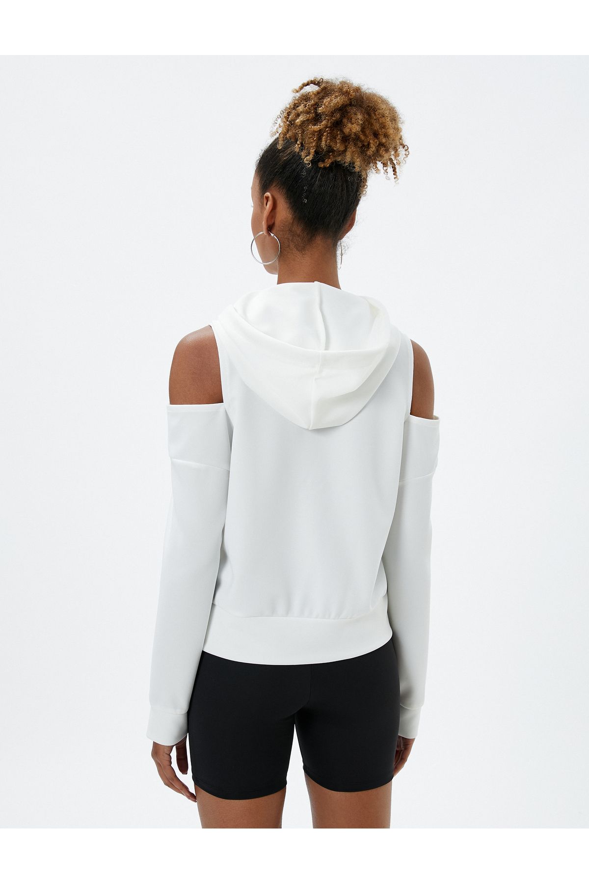Hollister cold hot sale shoulder hoodie