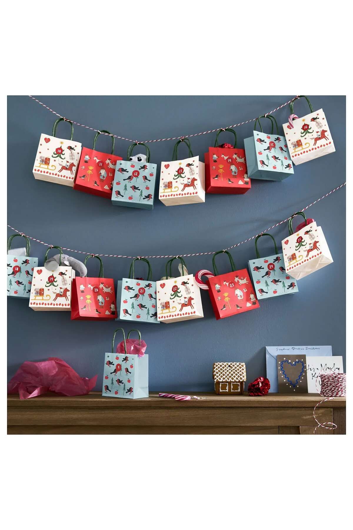 Ikea christmas store gift bags