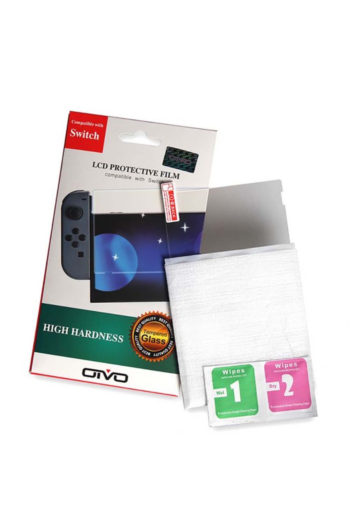 Oivo Nintendo Switch Kırılmaz Cam 9h Hard Ekran Koruyucu 3